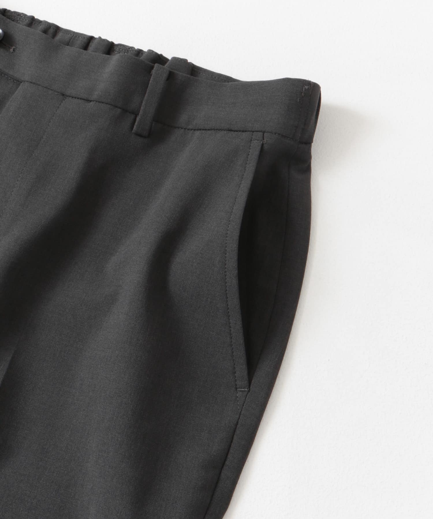 『速乾』LIFE STYLE TAILOR　TRABESTコンフォータブルパンツ GRAY S