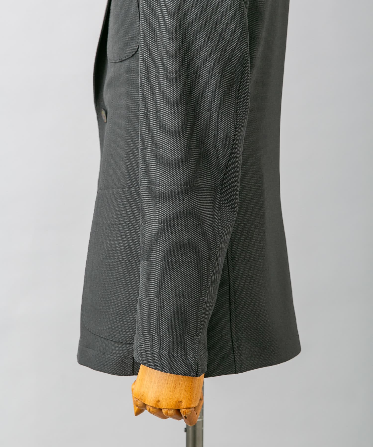 『吸水速乾/イージーケア』LIFE STYLE TAILOR　ドライタッチストレッチイージーJK2 CHARCOAL 44