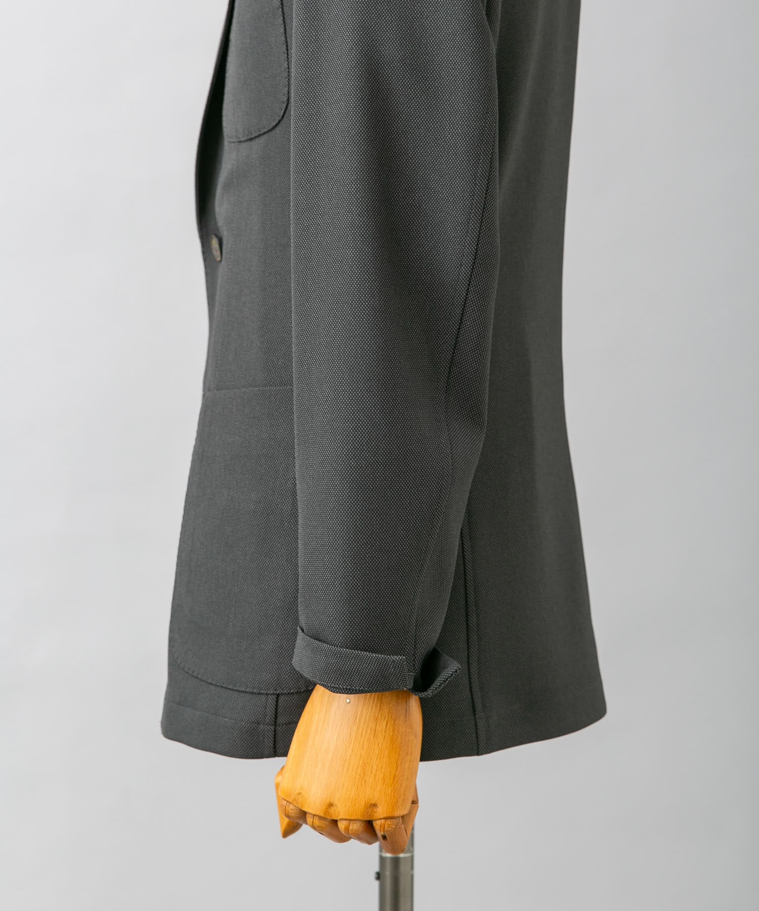 『吸水速乾/イージーケア』LIFE STYLE TAILOR　ドライタッチストレッチイージーJK2 CHARCOAL 44