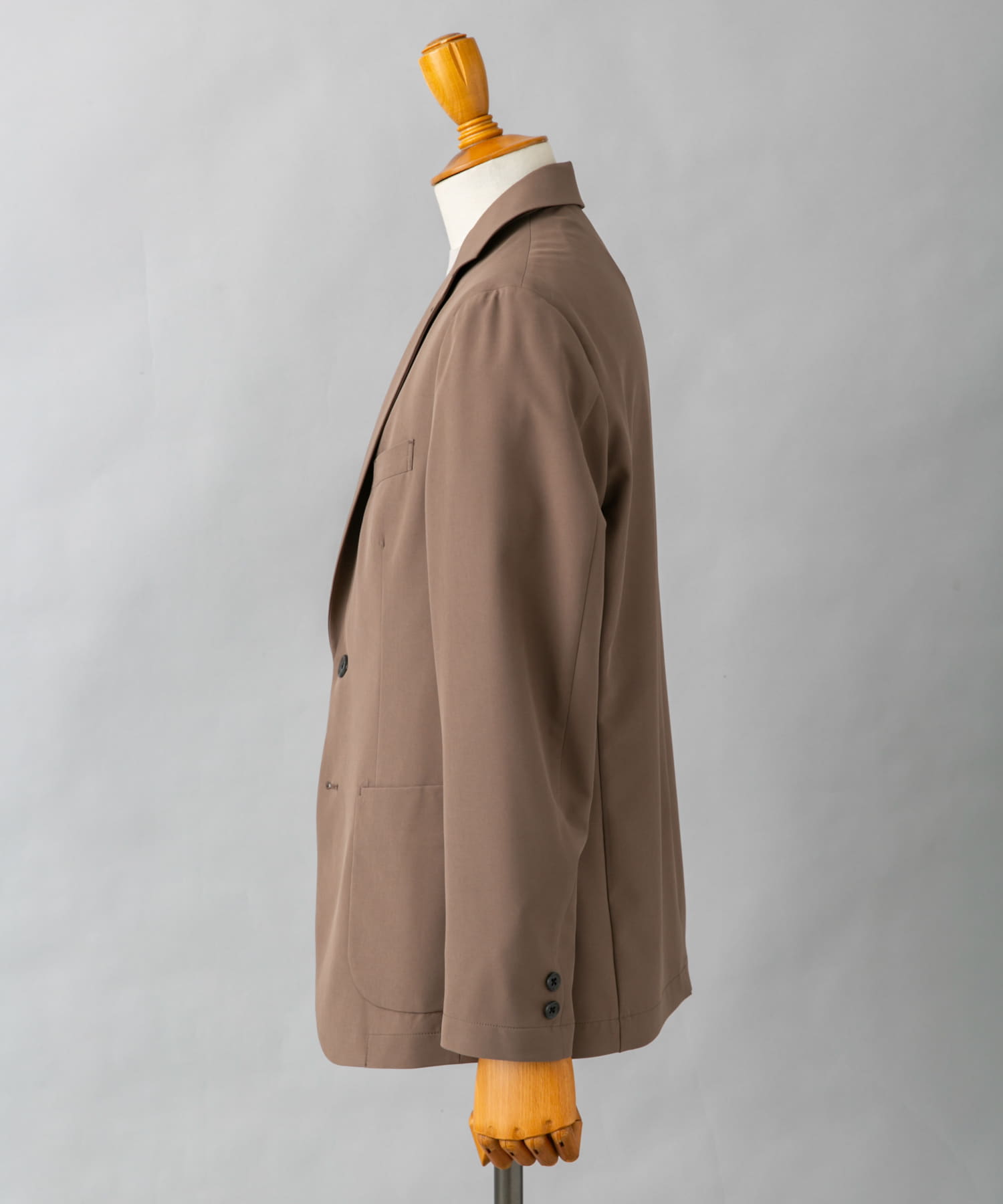 『イージーケア』LIFE STYLE TAILOR　4WAYストレッチライトコンフォータブルJK MOCHA S