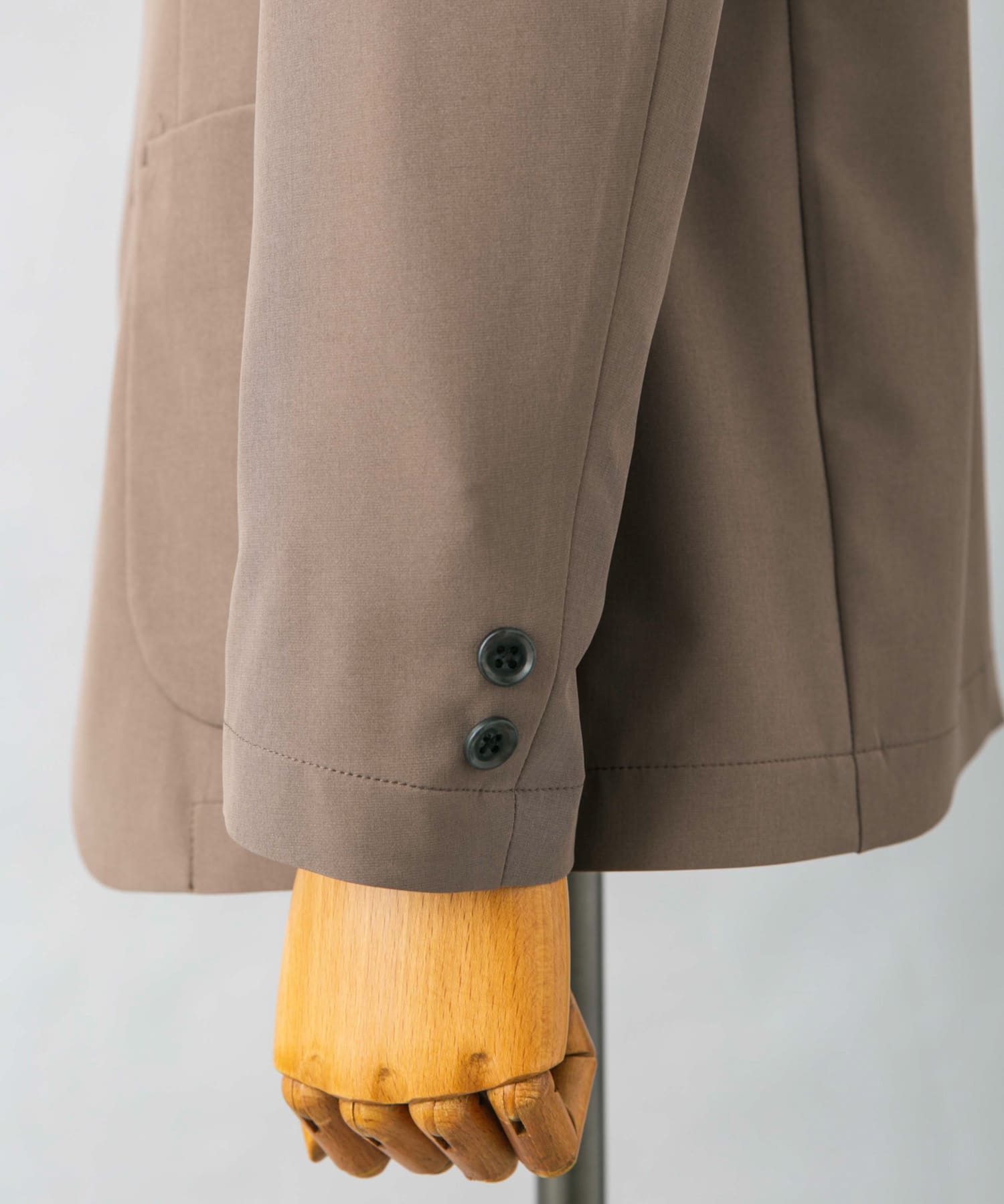 『イージーケア』LIFE STYLE TAILOR　4WAYストレッチライトコンフォータブルJK MOCHA M