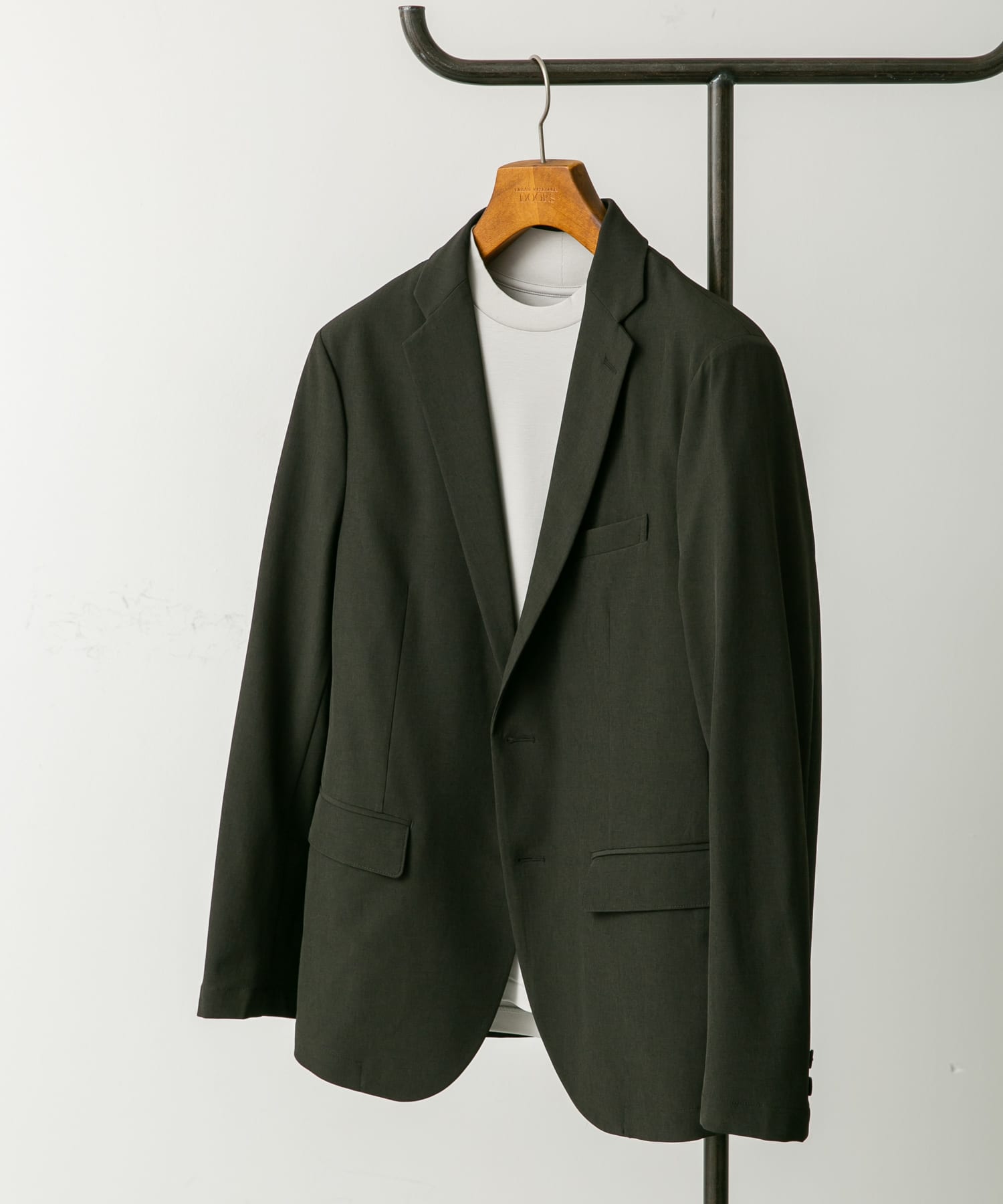 『イージーケア/速乾』LIFE STYLE TAILOR　ウォッシャブルアクティブジャケット KHAKI S