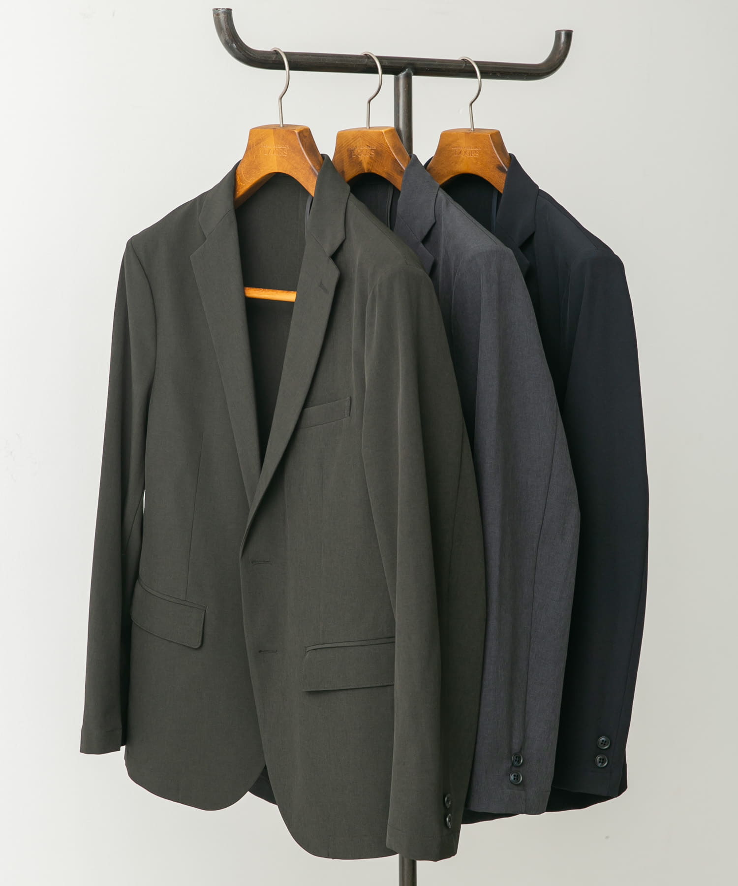 『イージーケア/速乾』LIFE STYLE TAILOR　ウォッシャブルアクティブジャケット KHAKI S