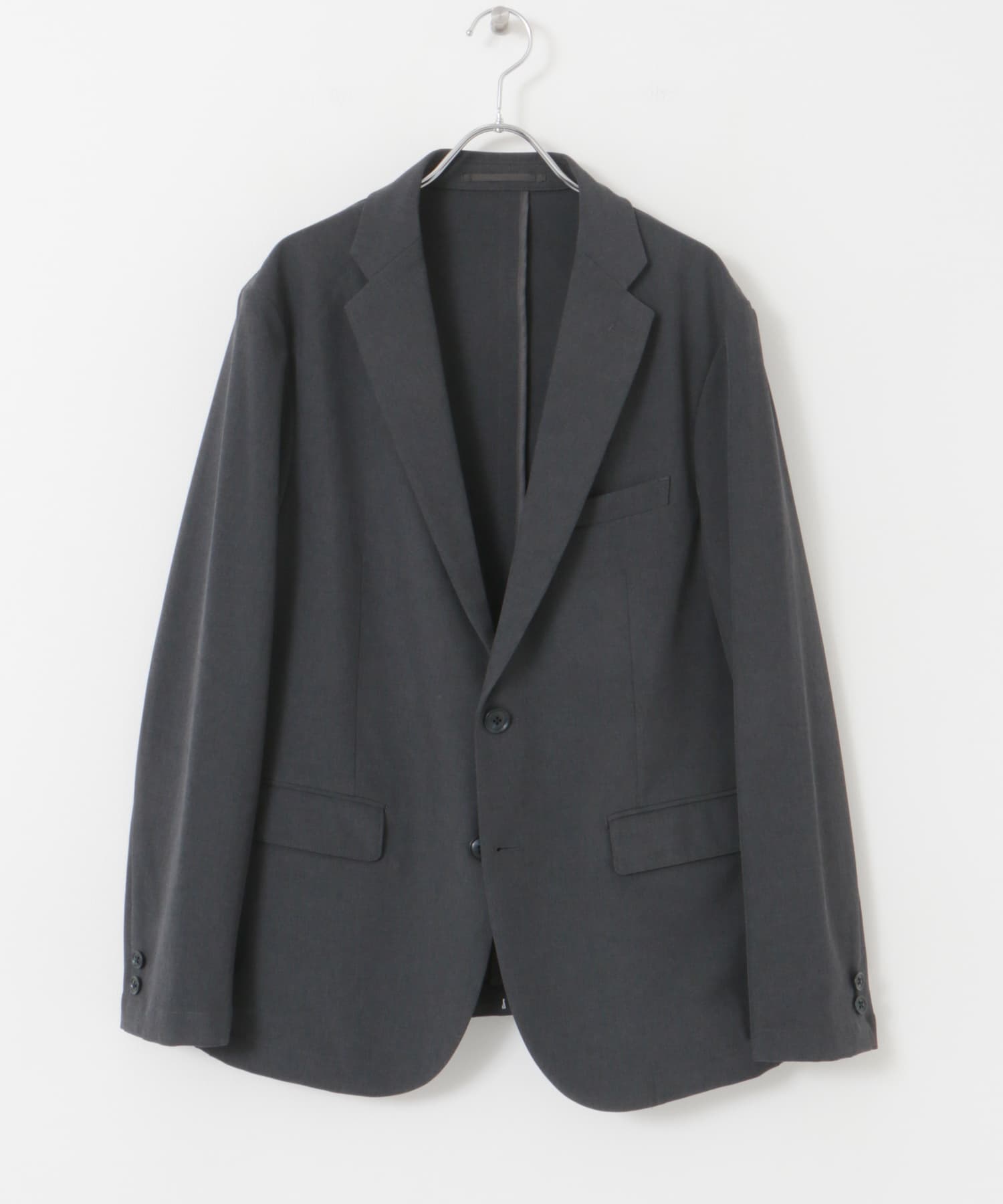 『イージーケア/速乾』LIFE STYLE TAILOR　ウォッシャブルアクティブジャケット GRAY S