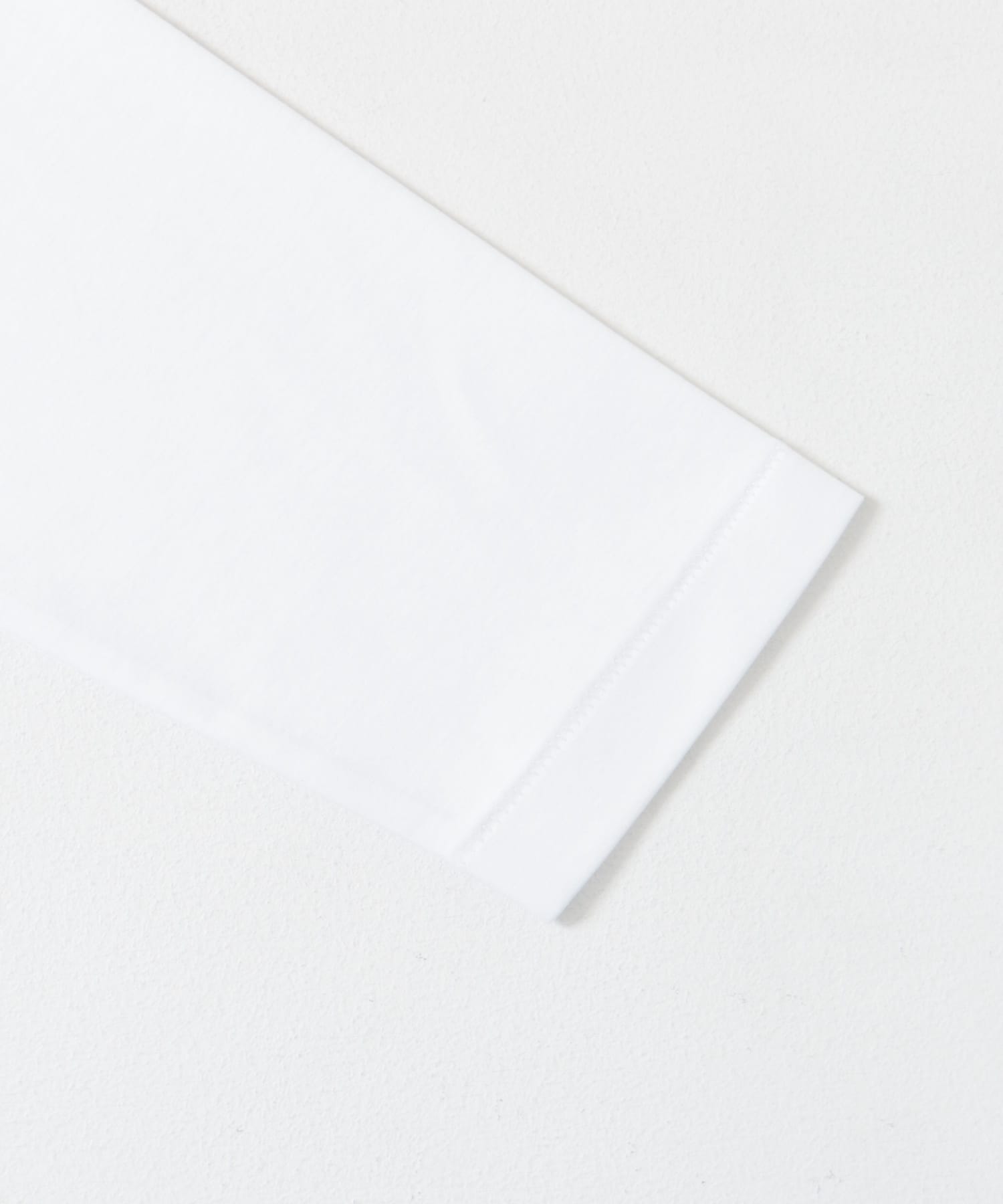 『抗菌/防臭』LIFE STYLE TAILOR　シルケットポンチストレッチ長袖Tシャツ WHITE M