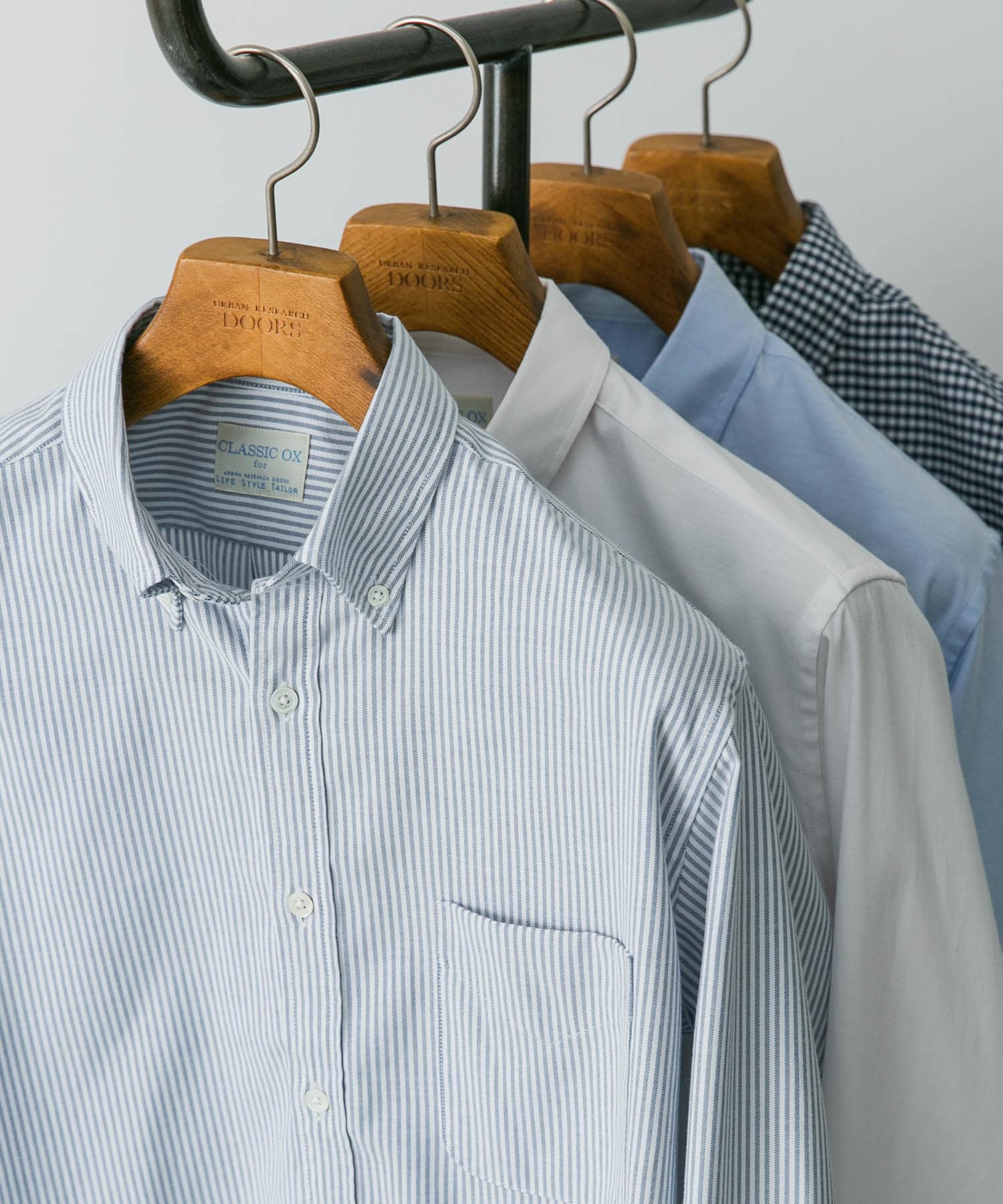 『イージーケア』LIFE STYLE TAILOR　マルチスペック CLASSIC OX BDシャツ WHITE S