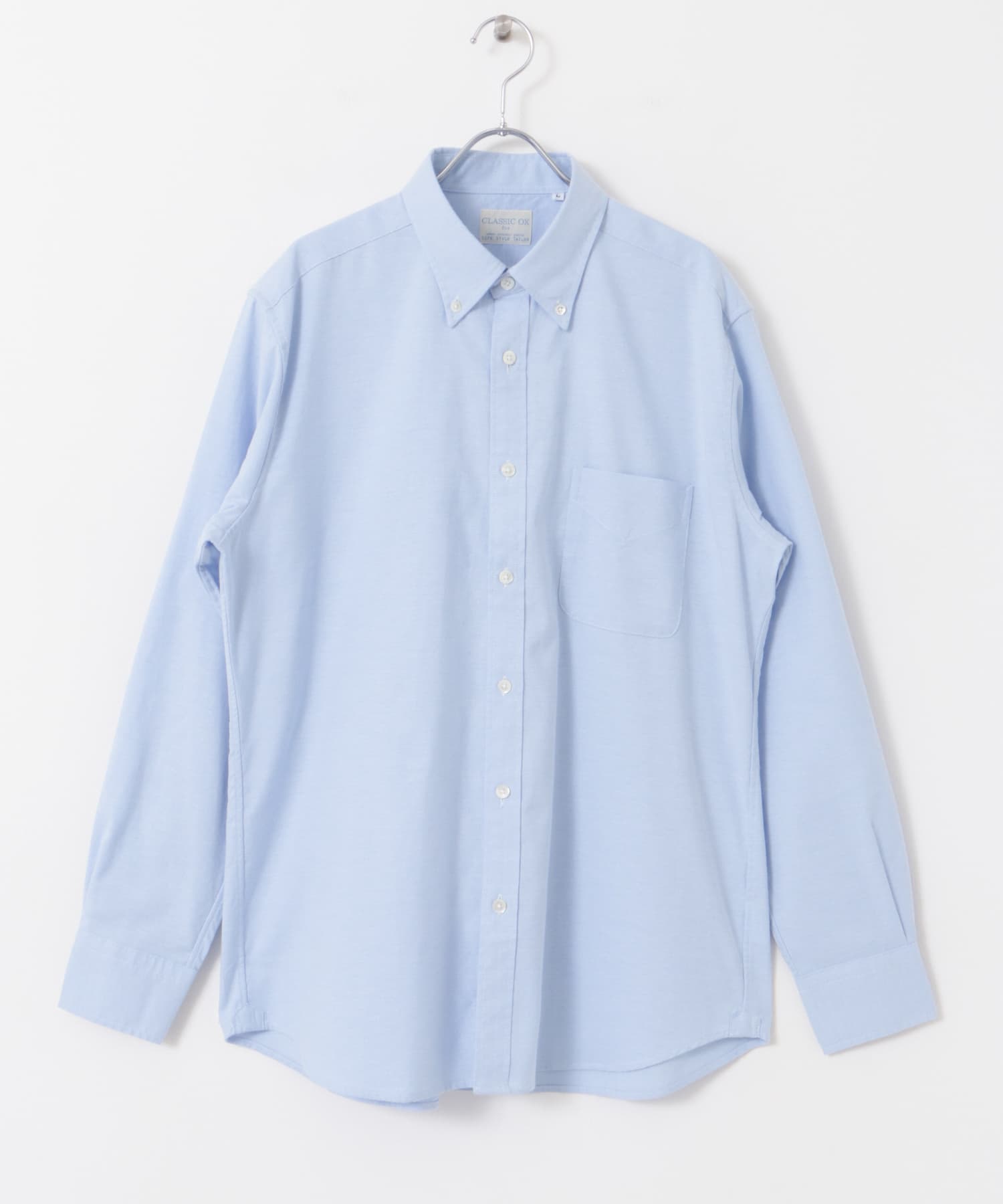 『イージーケア』LIFE STYLE TAILOR　マルチスペック CLASSIC OX BDシャツ BLUE S