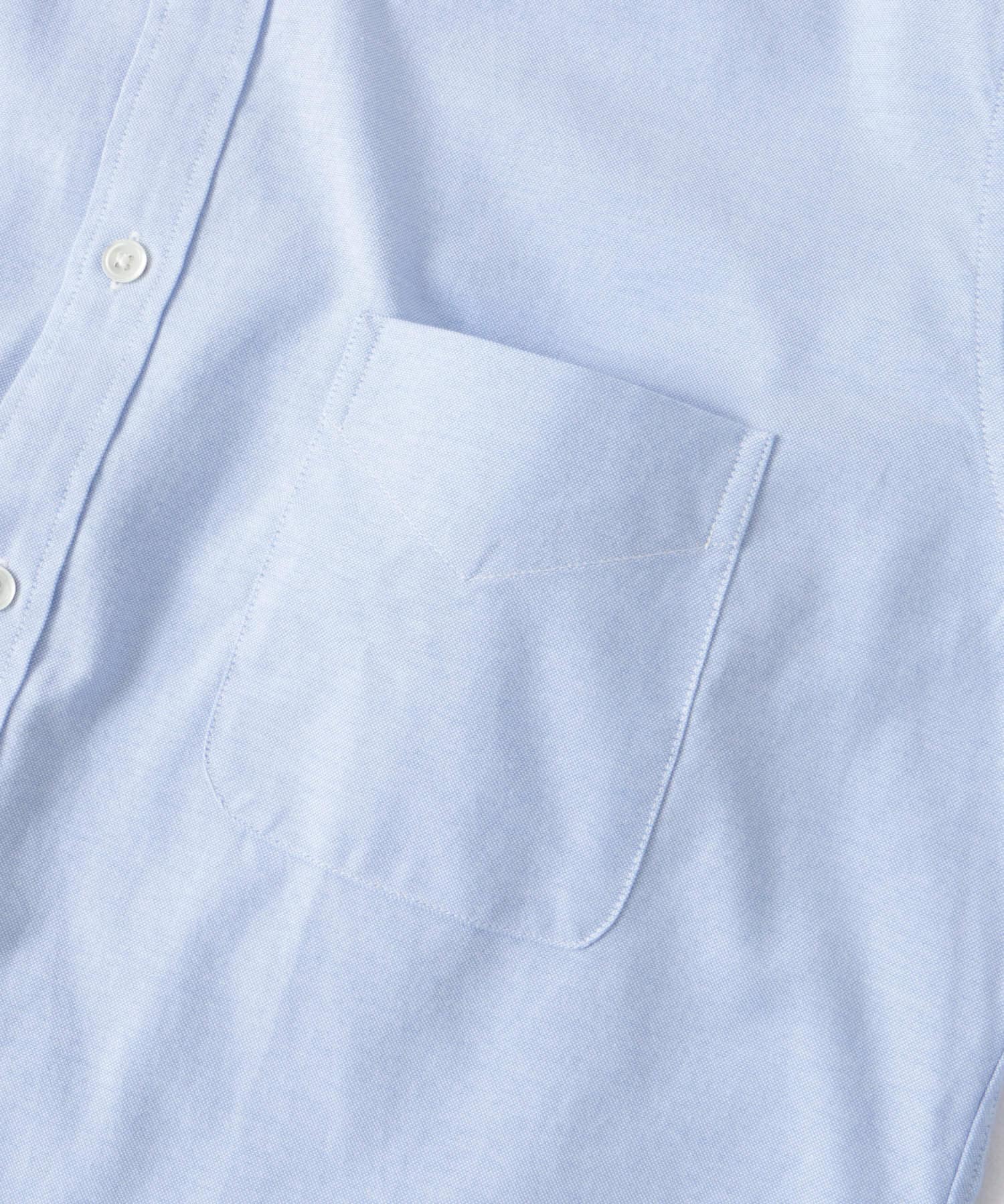 『イージーケア』LIFE STYLE TAILOR　マルチスペック CLASSIC OX BDシャツ BLUE S
