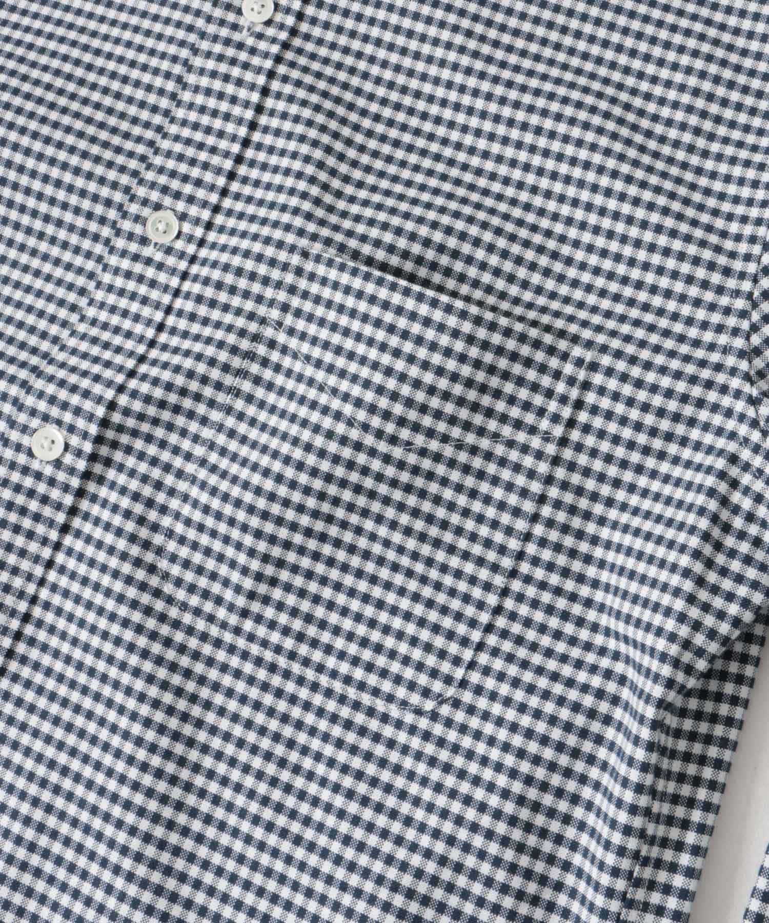 『イージーケア』LIFE STYLE TAILOR　マルチスペック CLASSIC OX BDシャツ NAVY-CH S