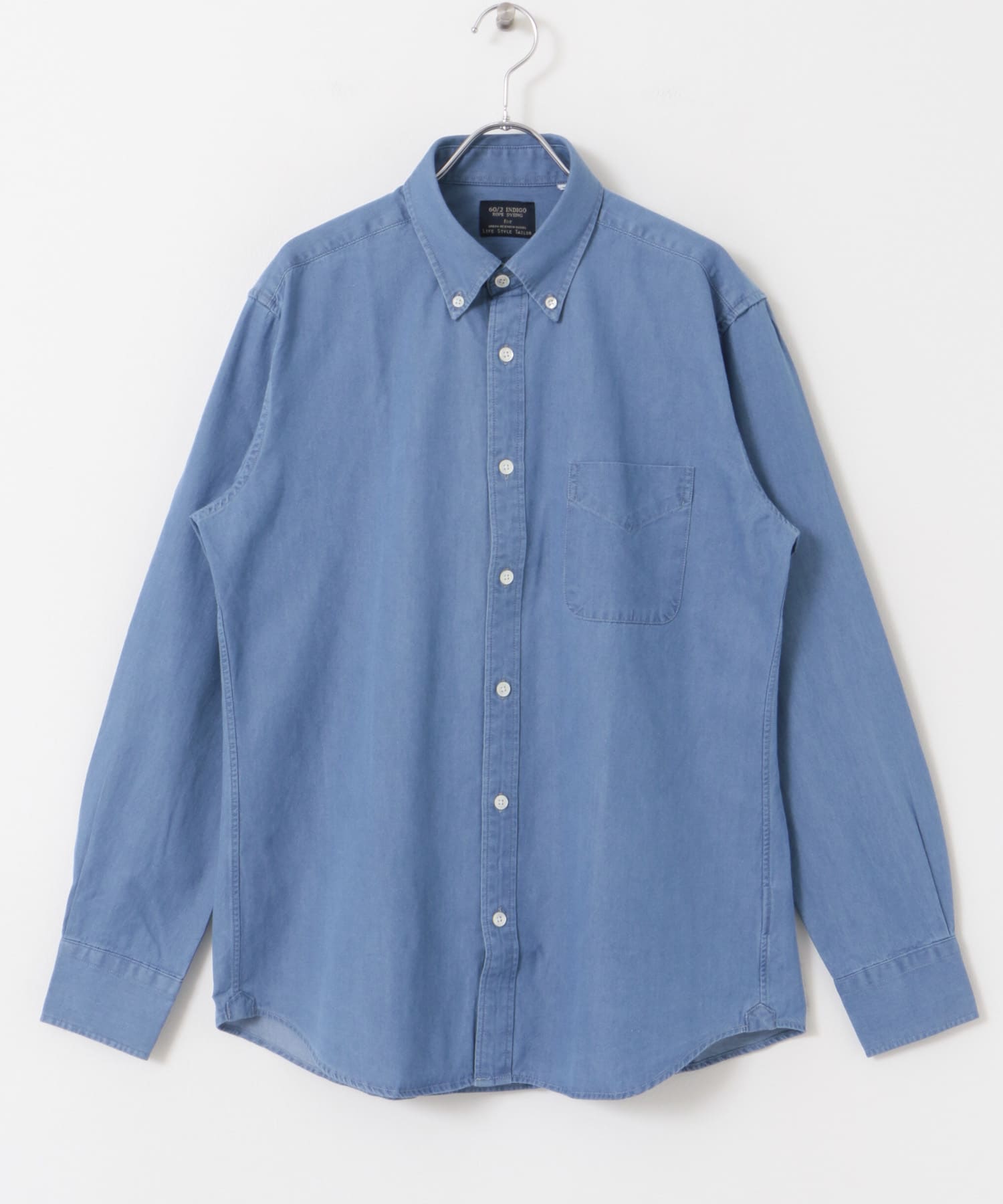 美品✨BRUNELLO CUCINELLI デニム ボタンダウンシャツ M Button-down collar shirt for Man in Azure | Brunello Cucinelli