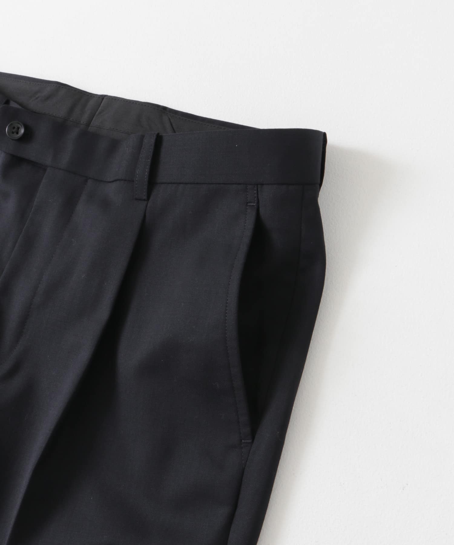 LIFE STYLE TAILOR　ウォッシャブルストレッチパンツ NAVY 44