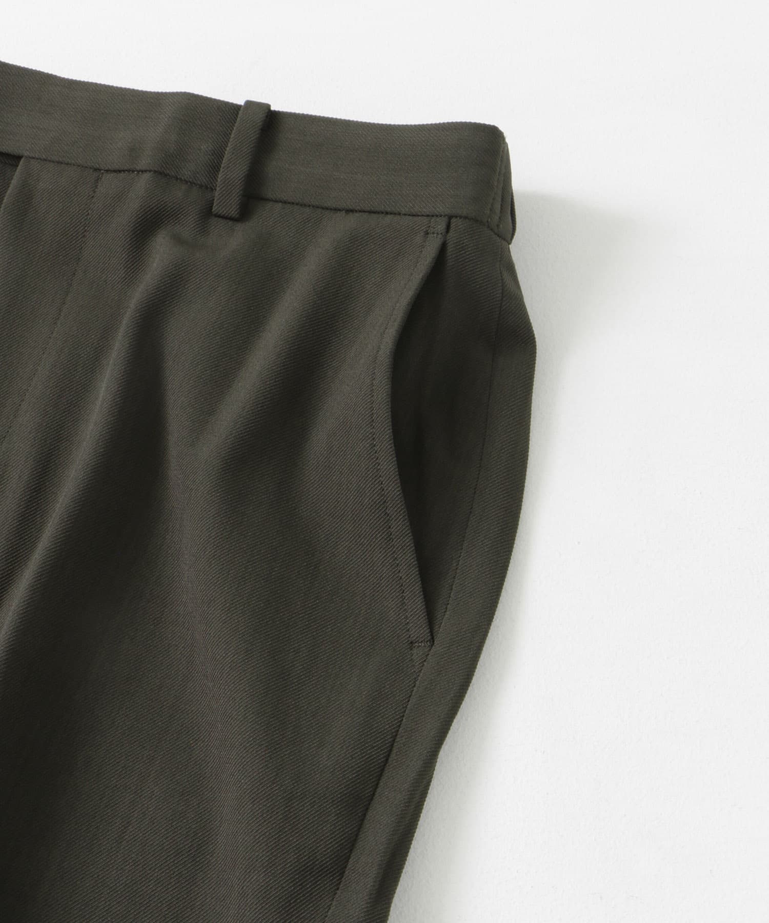 『洗濯可/防シワ』LIFE STYLE TAILOR　カルゼストレッチコンフォータブルパンツ KHAKI S
