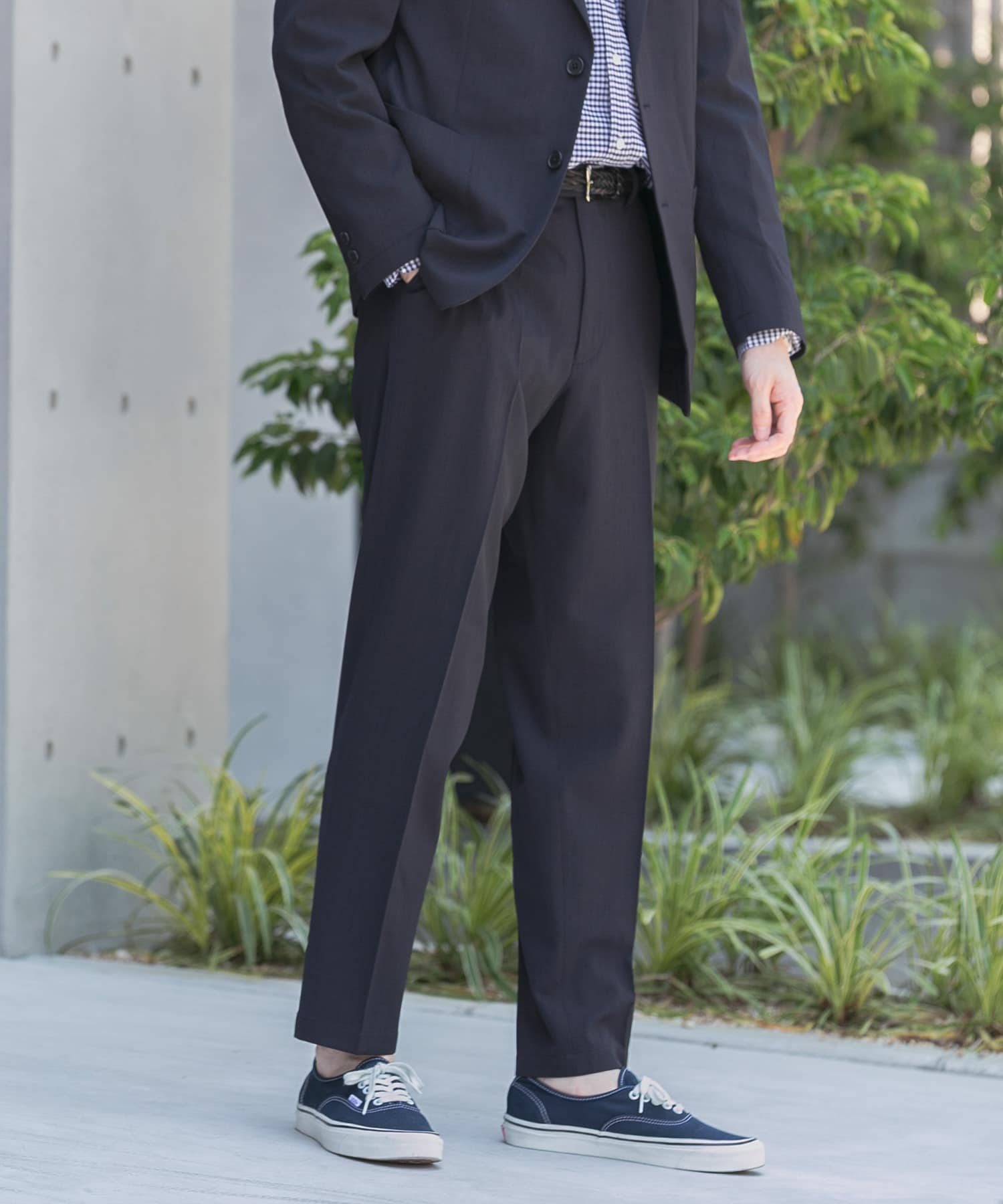 洗濯可/防シワ』LIFE STYLE TAILOR カルゼストレッチコンフォータブル