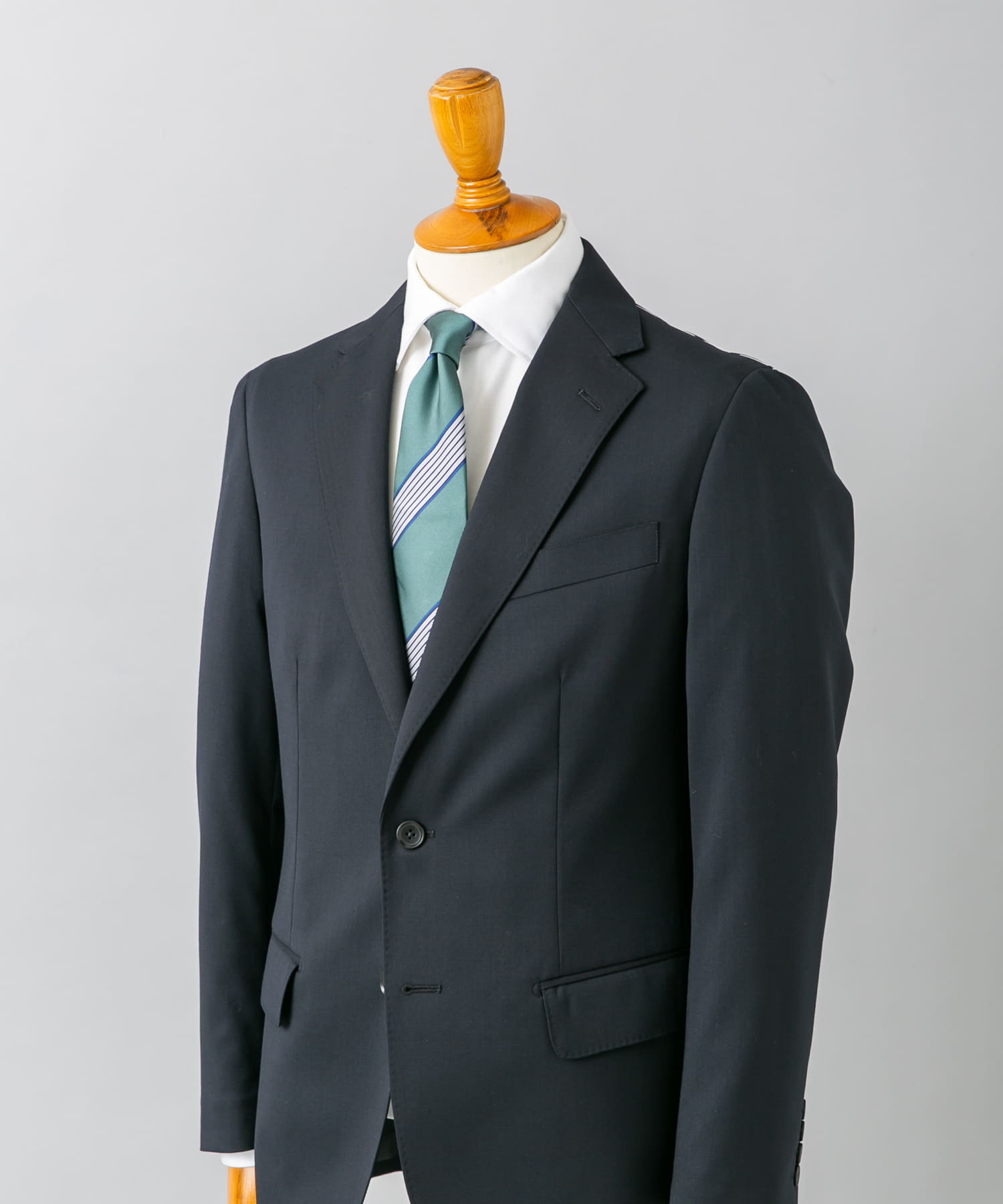 LIFE STYLE TAILOR　ウォッシャブルストレッチジャケット NAVY 46