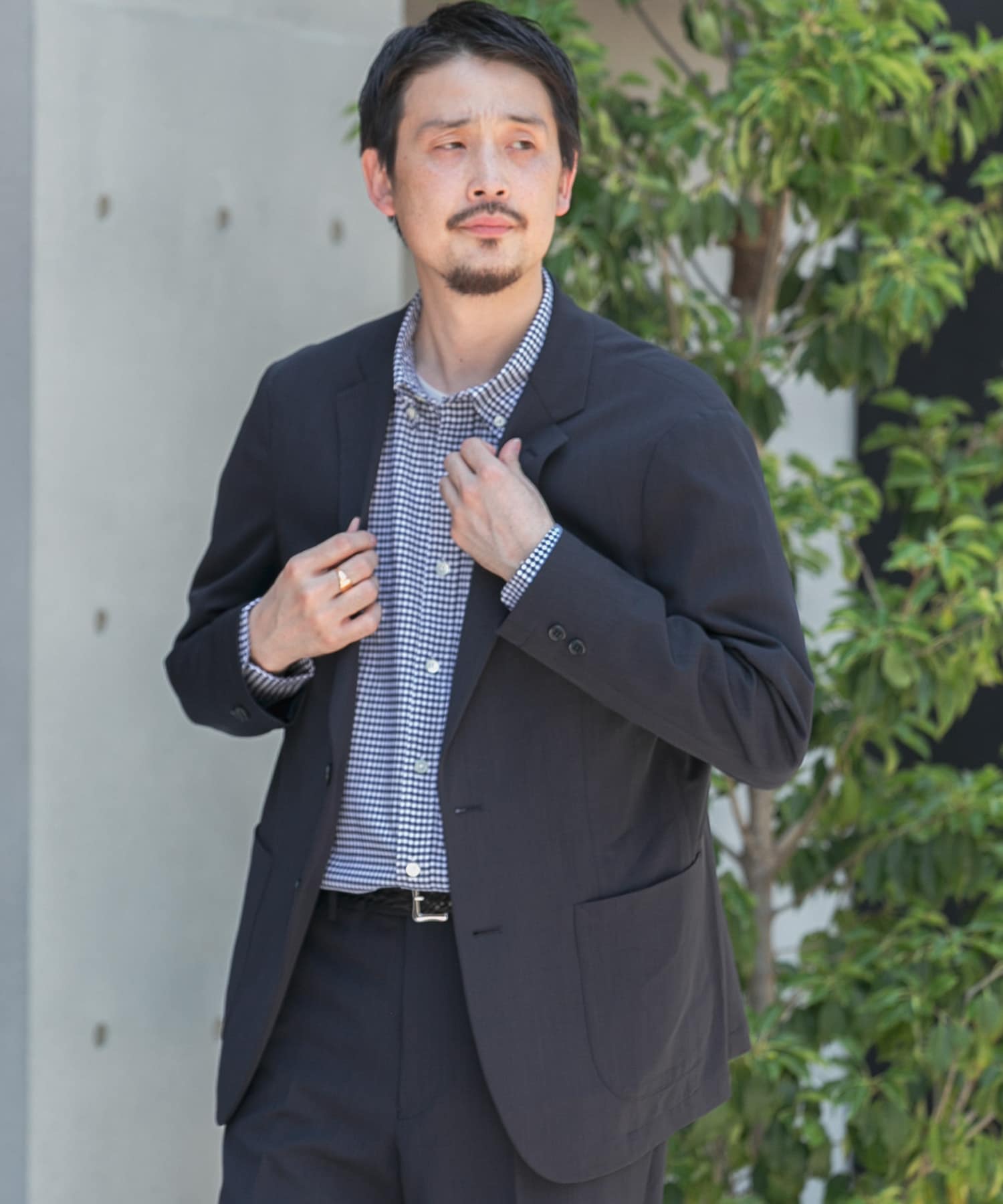 『洗濯可/防シワ』LIFE STYLE TAILOR　カルゼストレッチコンフォータブルジャケット