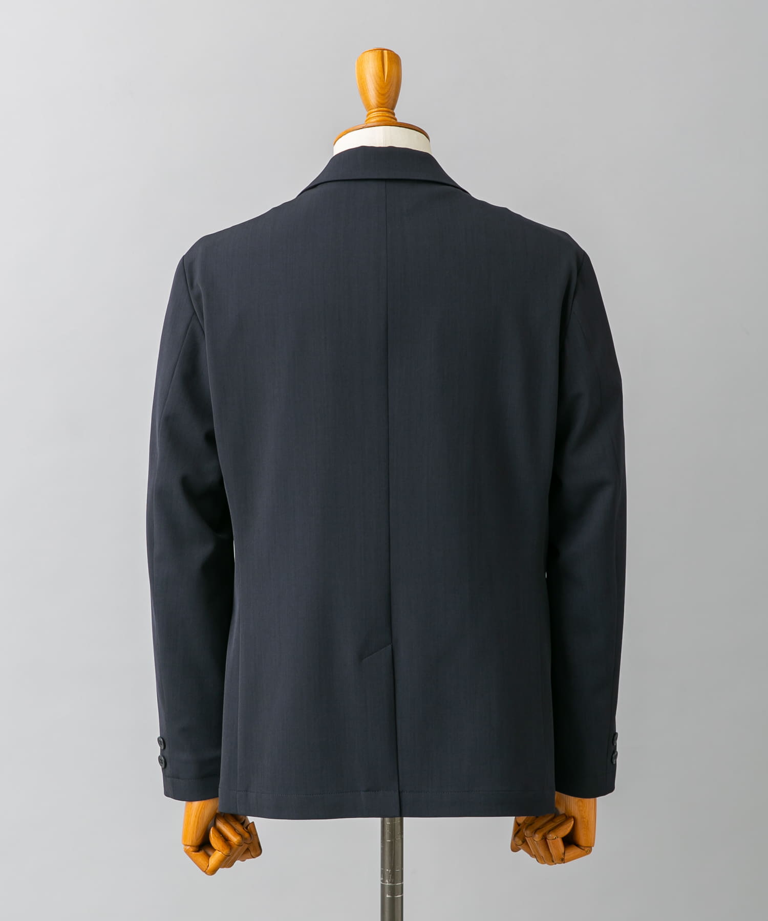 『洗濯可/防シワ』LIFE STYLE TAILOR　カルゼストレッチコンフォータブルジャケット NAVY M