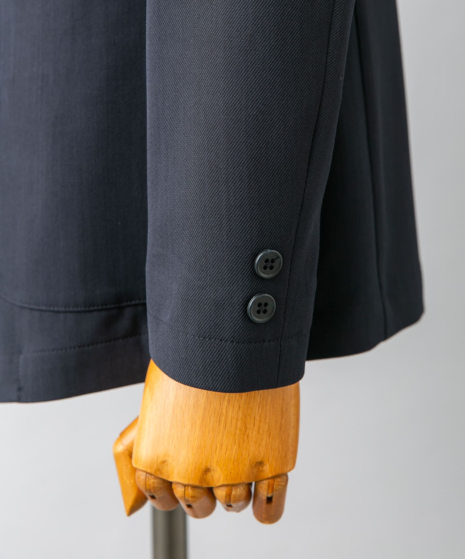 『洗濯可/防シワ』LIFE STYLE TAILOR　カルゼストレッチコンフォータブルジャケット NAVY M
