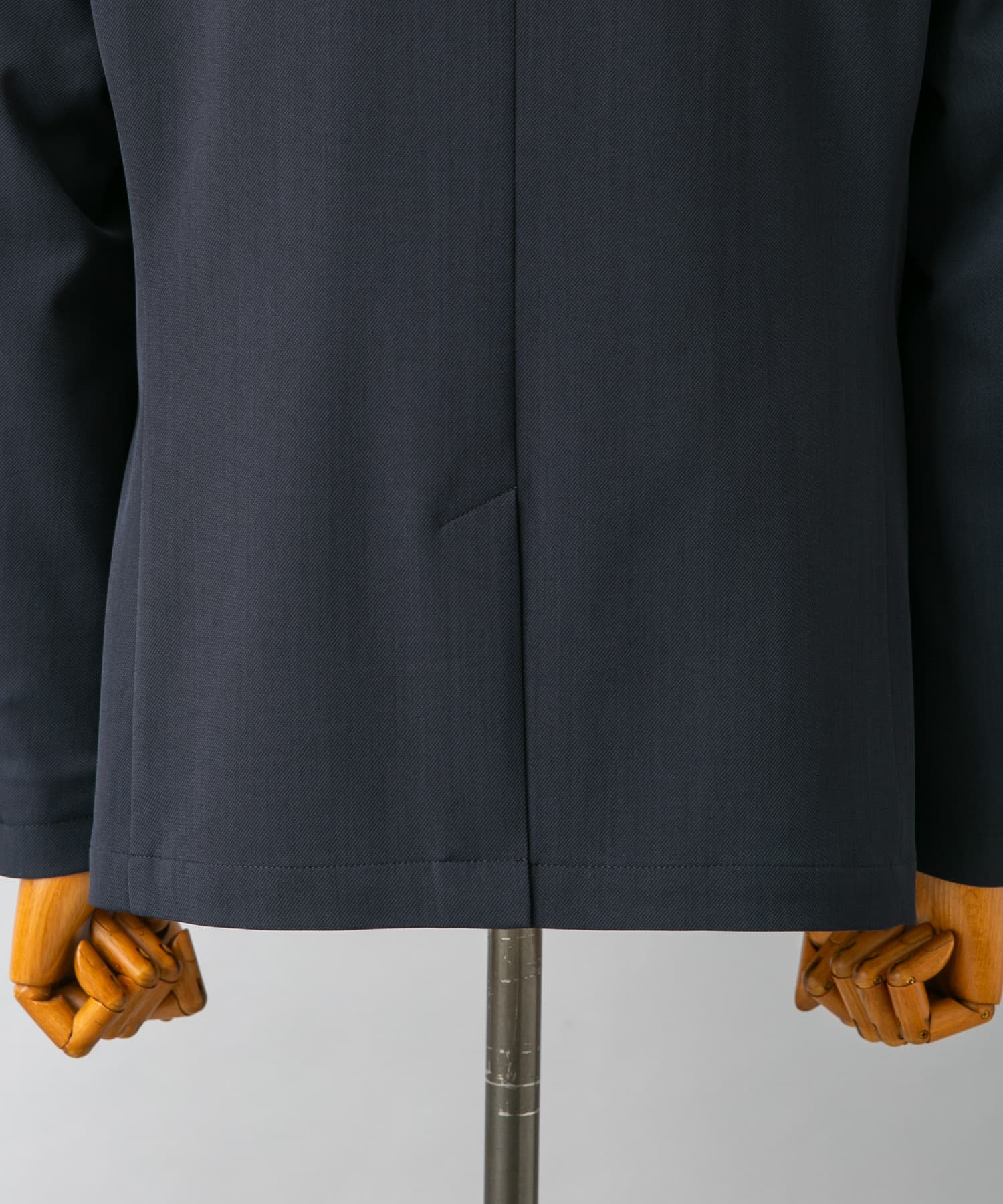 『洗濯可/防シワ』LIFE STYLE TAILOR　カルゼストレッチコンフォータブルジャケット NAVY L