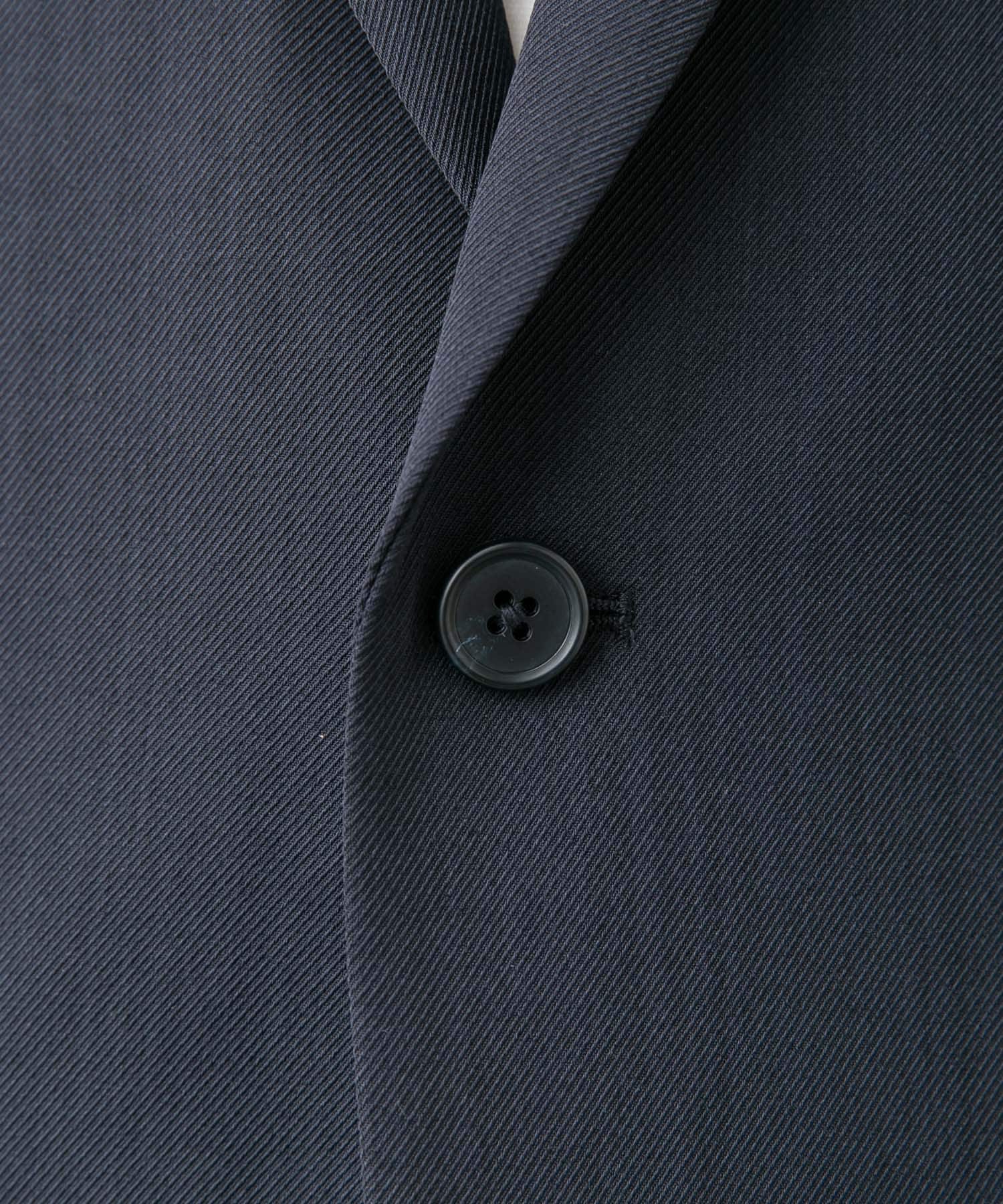 『洗濯可/防シワ』LIFE STYLE TAILOR　カルゼストレッチコンフォータブルジャケット NAVY L
