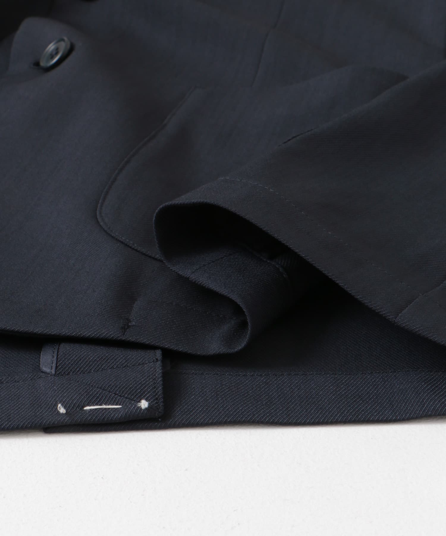 『洗濯可/防シワ』LIFE STYLE TAILOR　カルゼストレッチコンフォータブルジャケット NAVY S