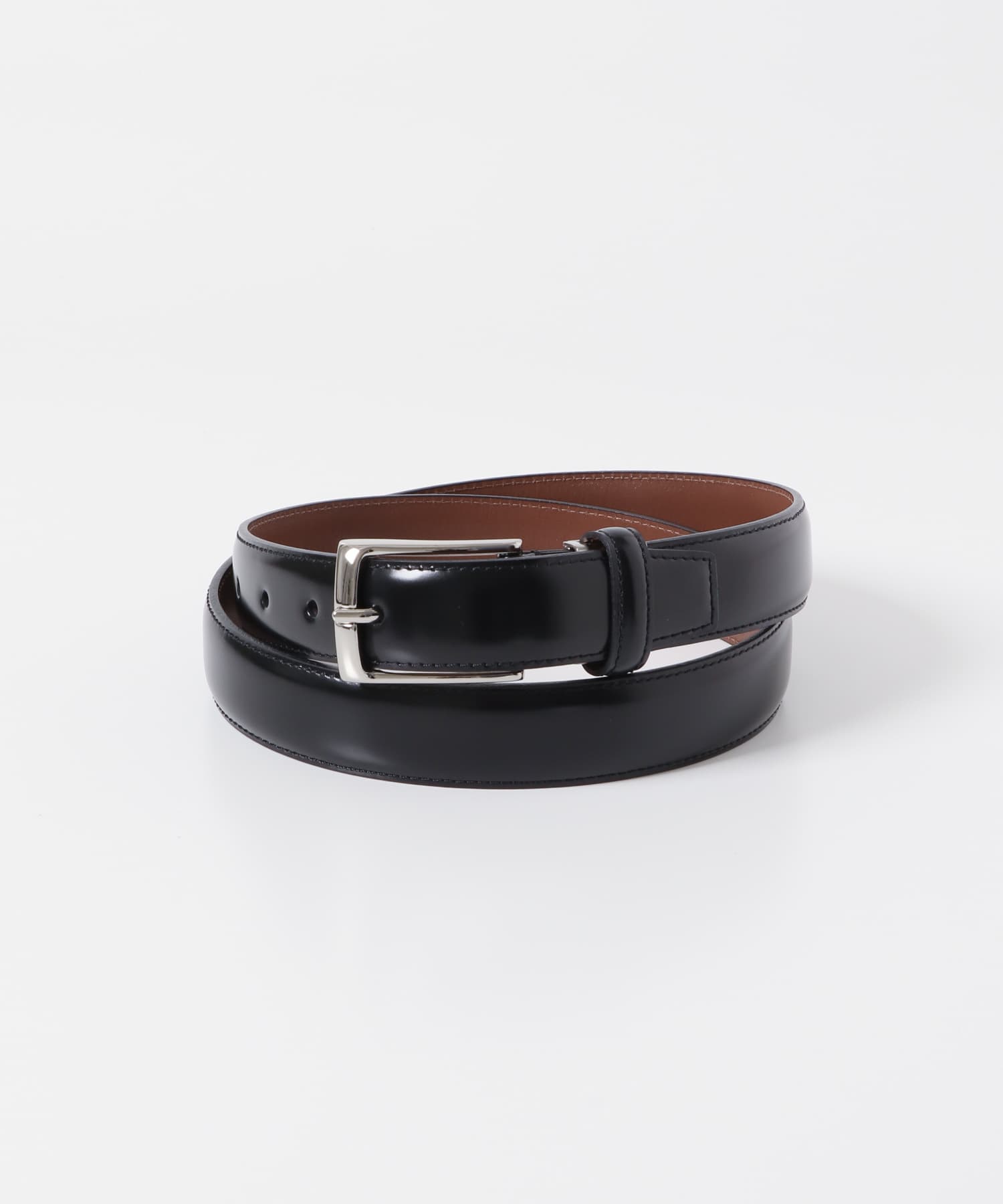 LIFE STYLE TAILOR　アドバンレザーベルト BLACK FREE