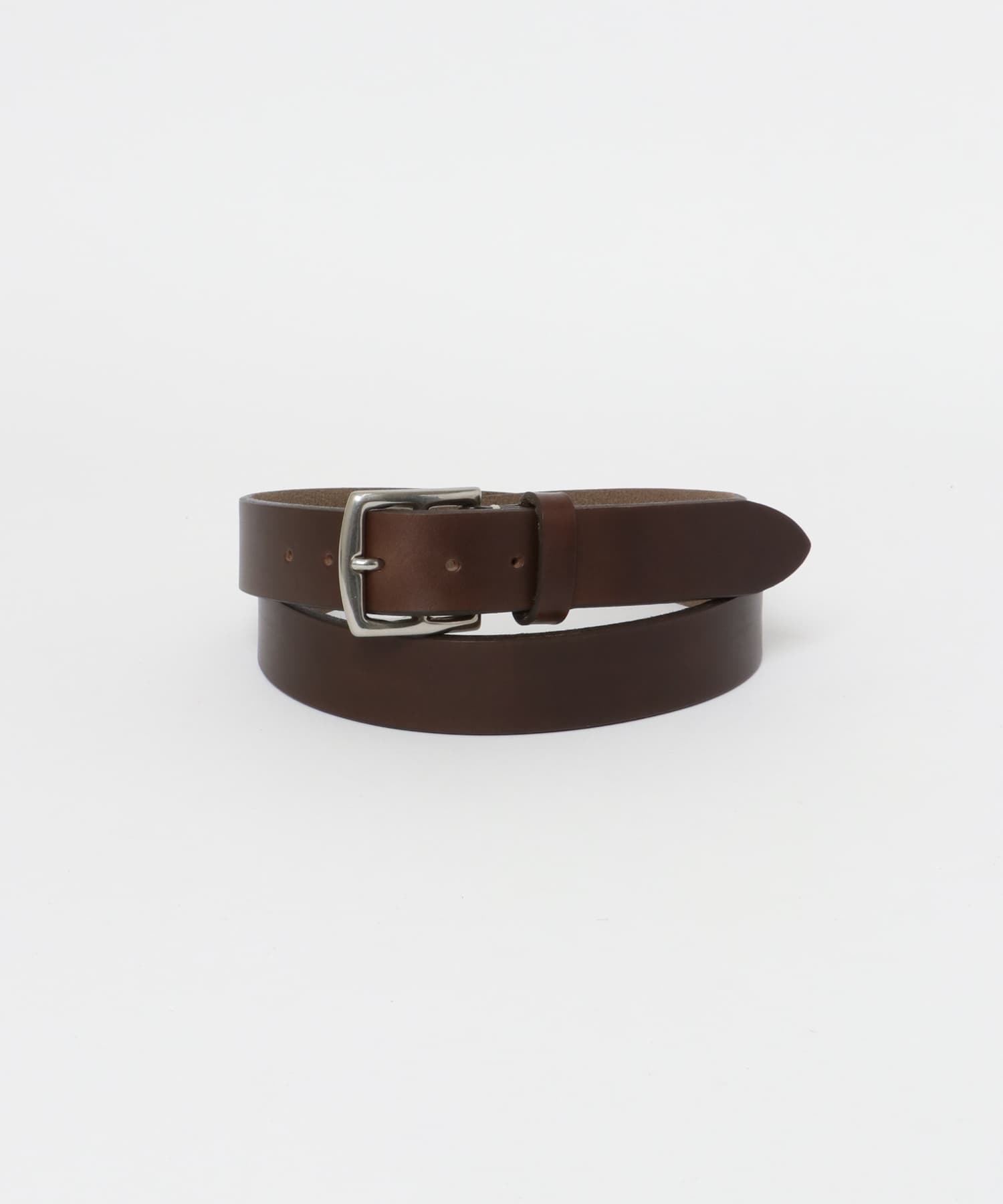 LIFE STYLE TAILOR　クロムエクセルレザーベルト BROWN FREE