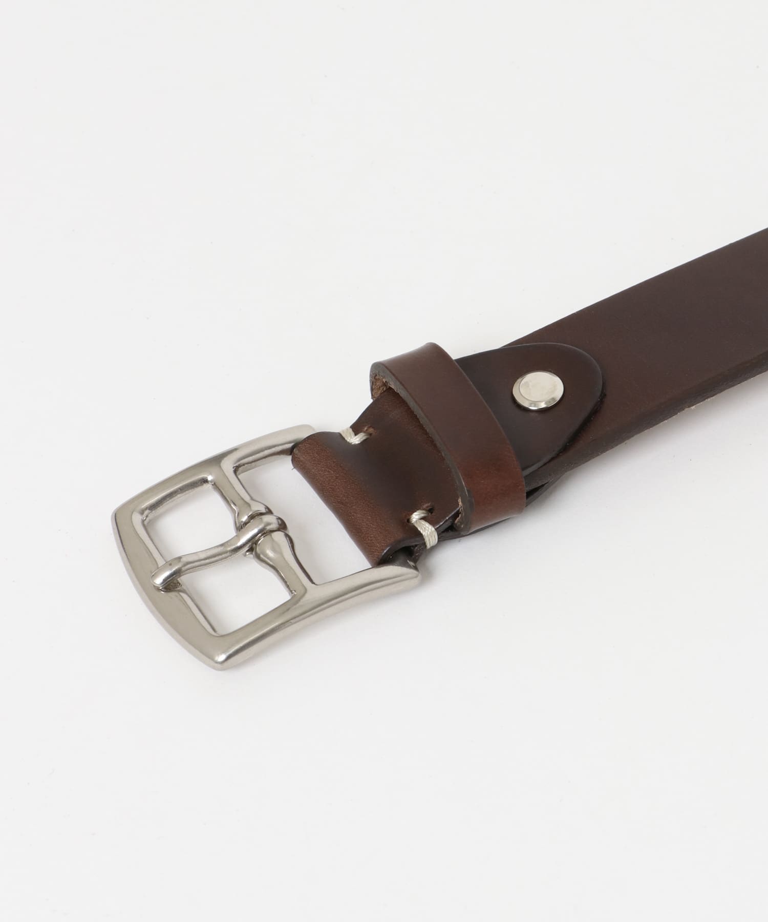 LIFE STYLE TAILOR　クロムエクセルレザーベルト BROWN FREE