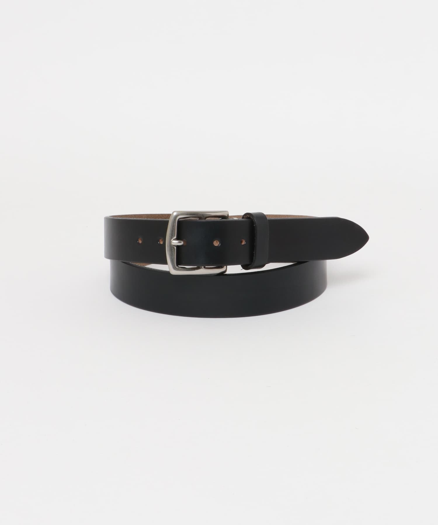 LIFE STYLE TAILOR　クロムエクセルレザーベルト BLACK FREE