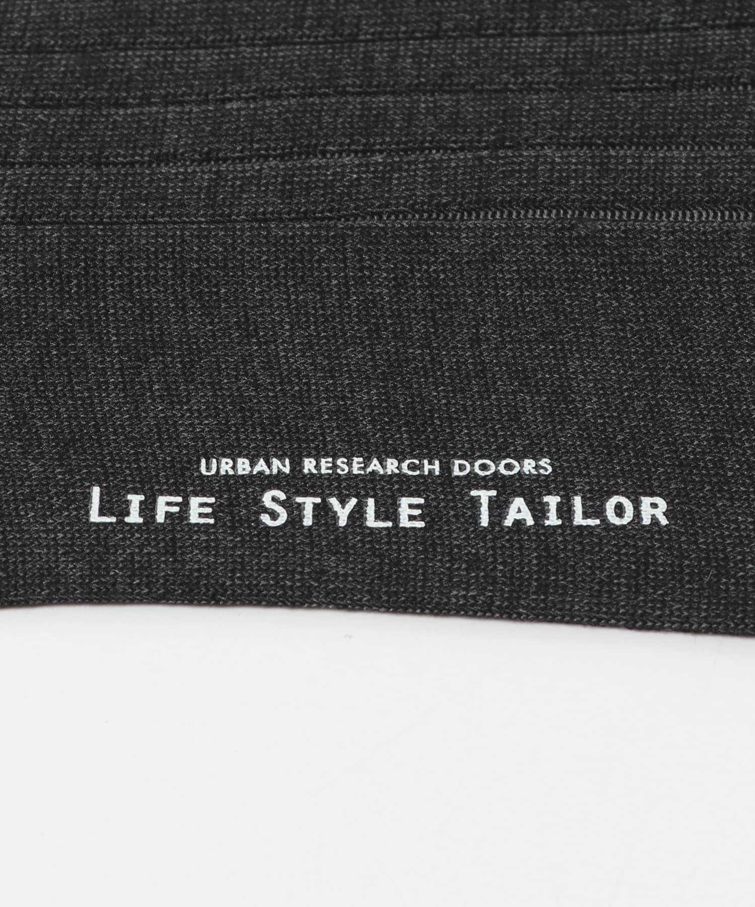 LIFE STYLE TAILOR　リブドレスソックス GRAY -