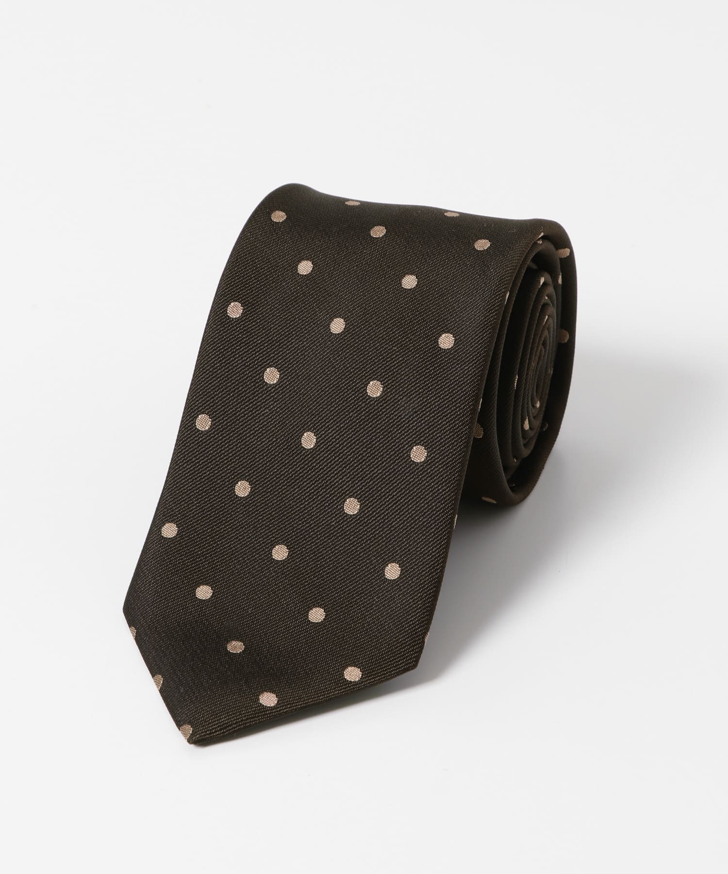 LIFE STYLE TAILOR　24AW国内タイドット1 02BROWN -