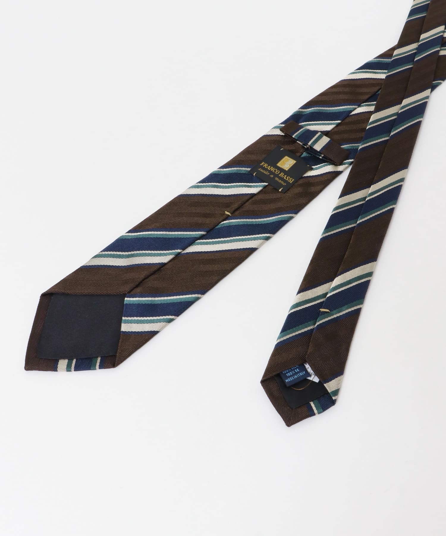 LIFE STYLE TAILOR FRANCO BASSI タイST1(- 01BLU-BRN): ドレスライン