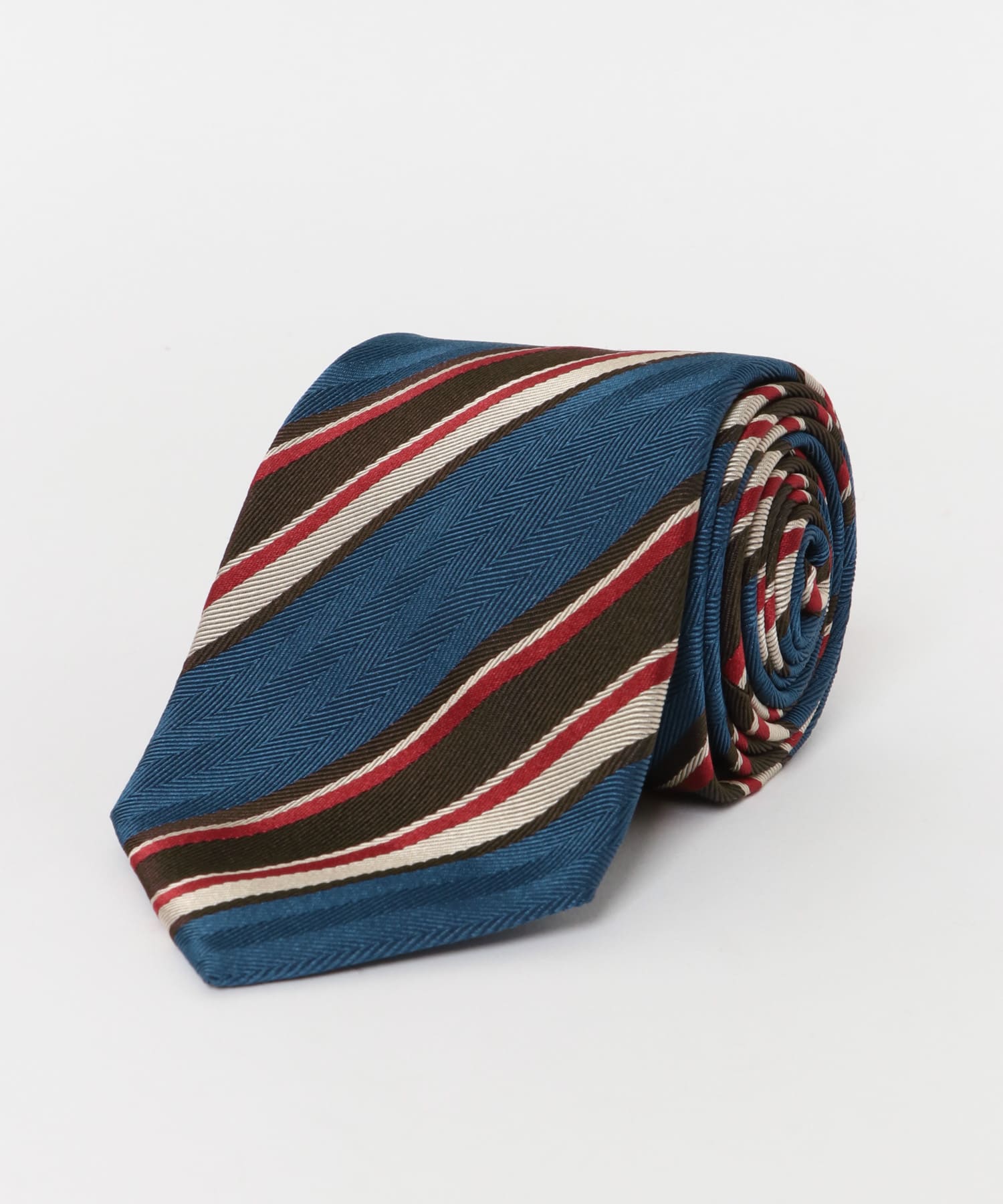 LIFE STYLE TAILOR　FRANCO BASSI タイST1 01BLU-BRN -