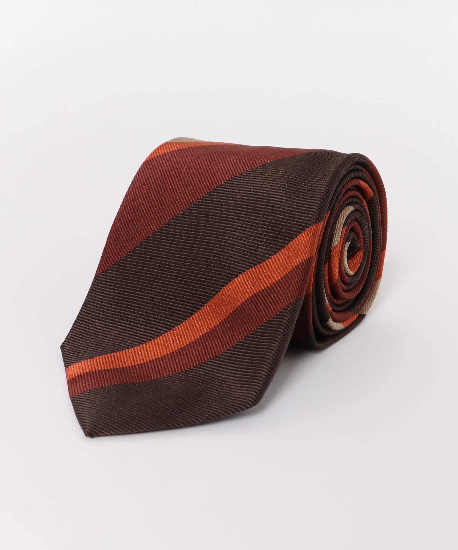 LIFE STYLE TAILOR　FRANCO BASSI タイST2 01BRN-ORG -