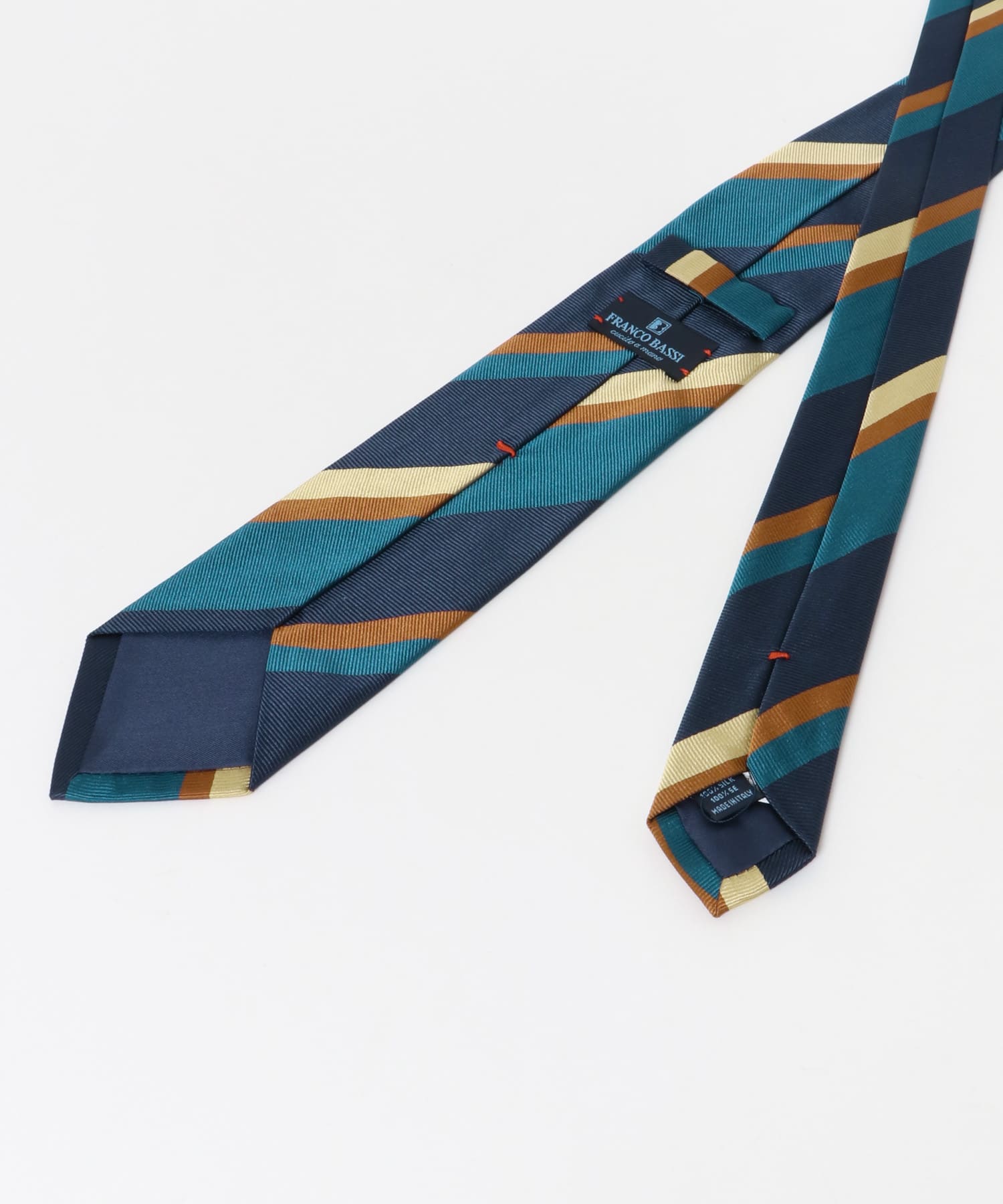 LIFE STYLE TAILOR　FRANCO BASSI タイST2 02NVY-BLU -