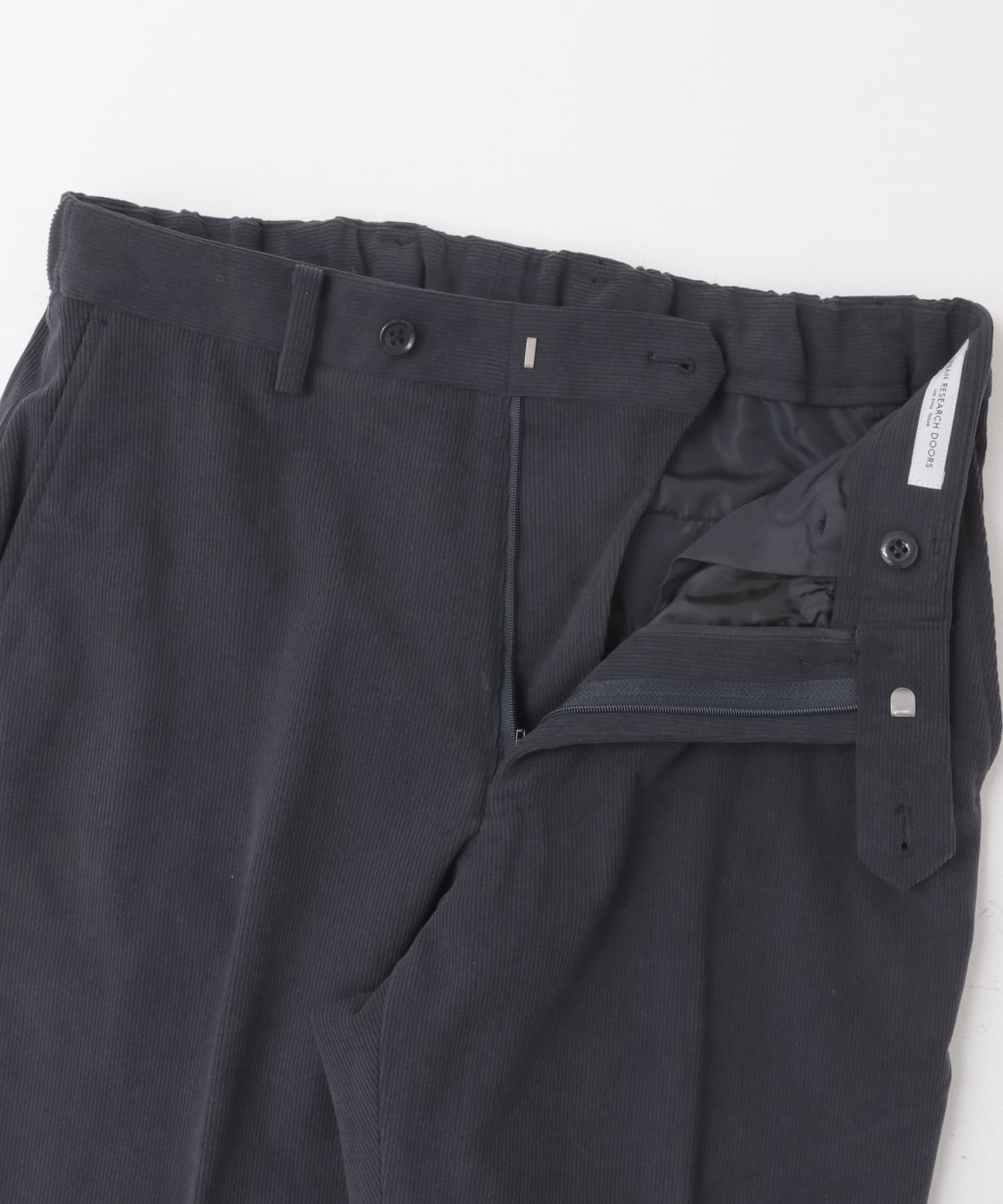 LIFE STYLE TAILOR　コーデュロイコンフォータブルパンツ NAVY GRAY S