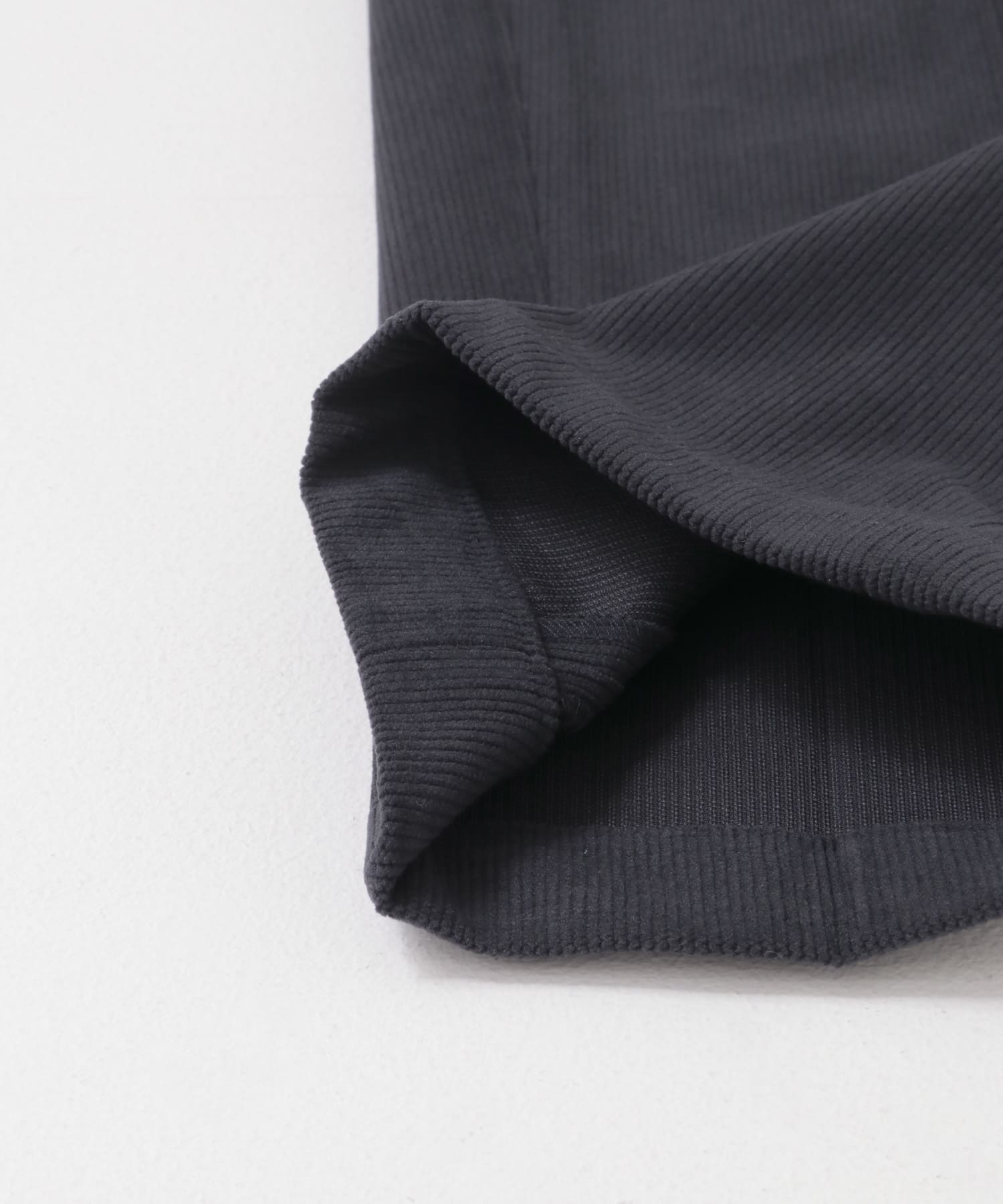LIFE STYLE TAILOR　コーデュロイコンフォータブルパンツ NAVY GRAY S