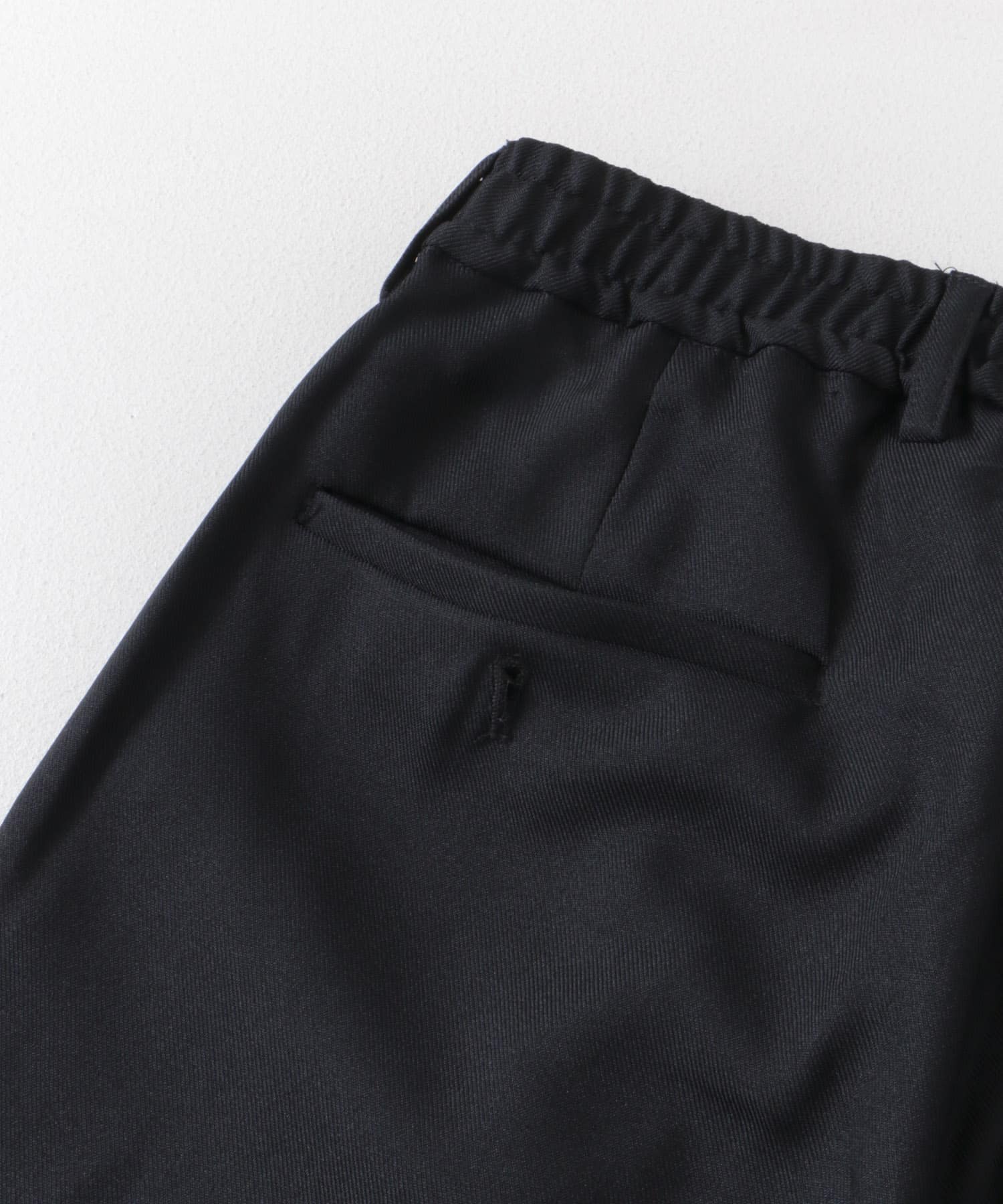 『防シワ/イージーケア』LIFE STYLE TAILOR　ウールライクツイルストレッチパンツ NAVY S