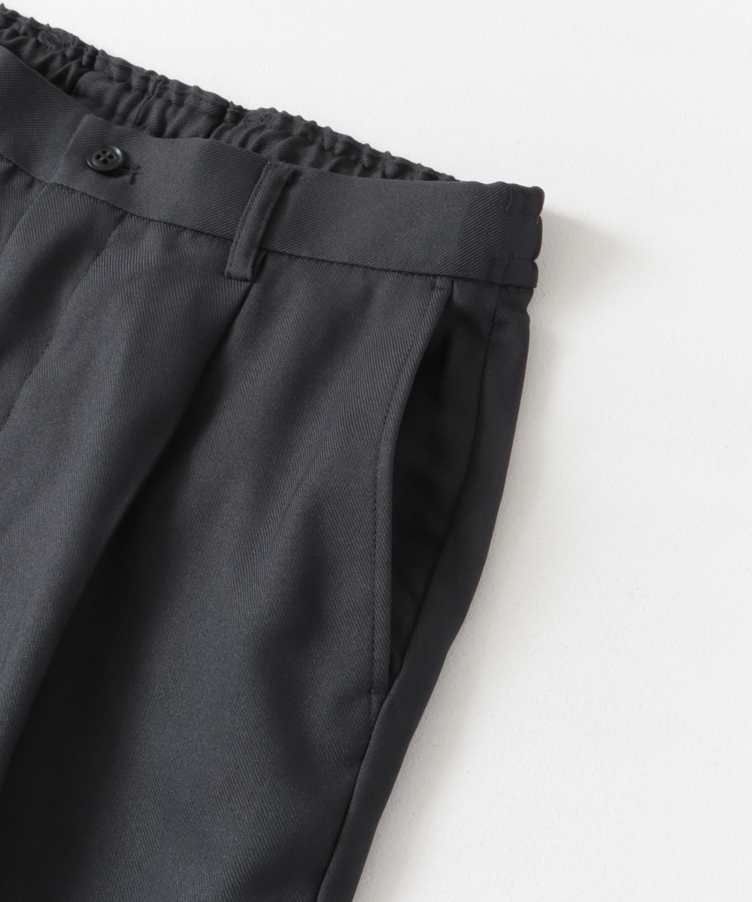 『防シワ/イージーケア』LIFE STYLE TAILOR　ウールライクツイルストレッチパンツ GRAY S