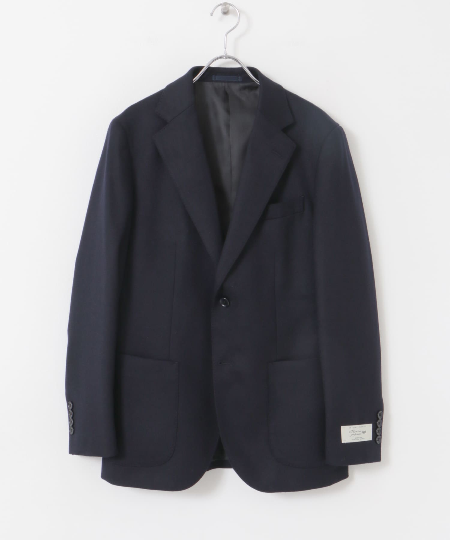 LIFE STYLE TAILOR フラノジャケット(44 NAVY): ドレスライン