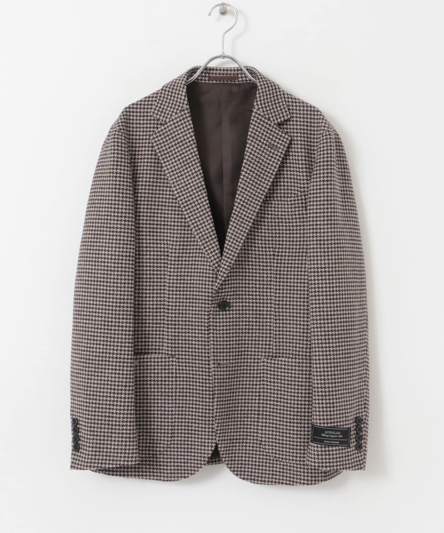 LIFE STYLE TAILOR　NOVALANツィードジャケット BROWN 44