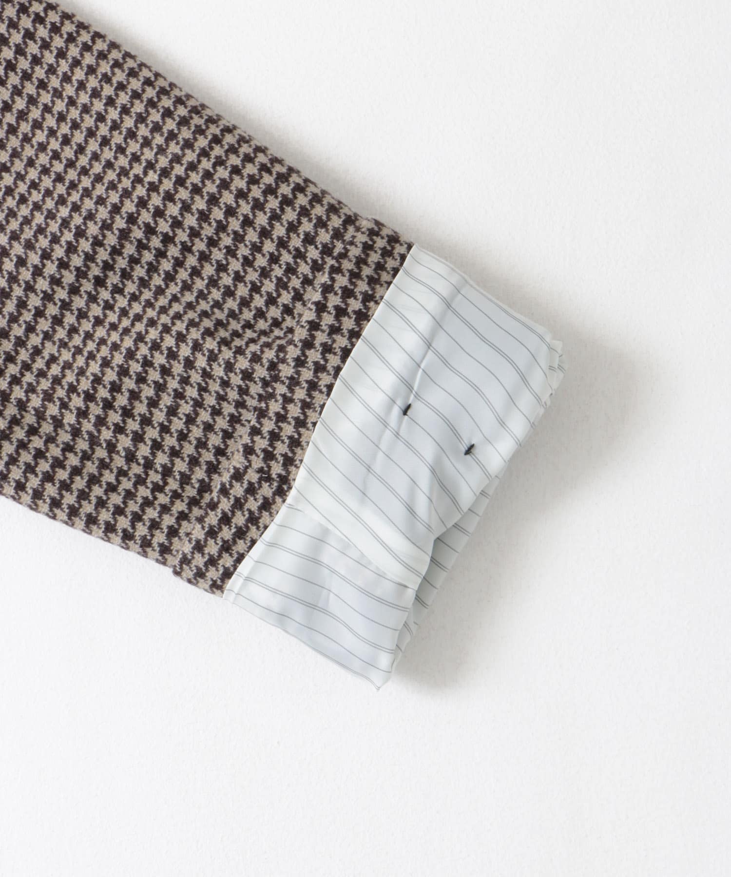 LIFE STYLE TAILOR　NOVALANツィードジャケット BROWN 44