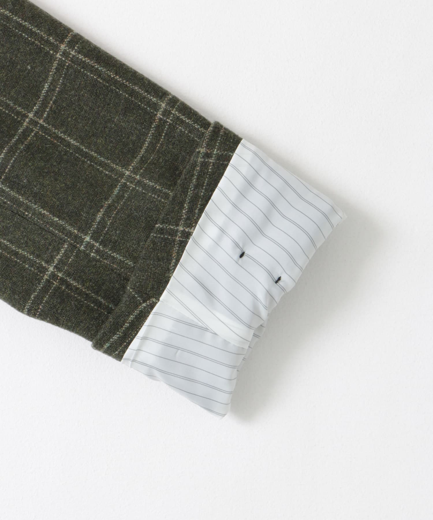 LIFE STYLE TAILOR　NOVALANツィードジャケット GREEN 44