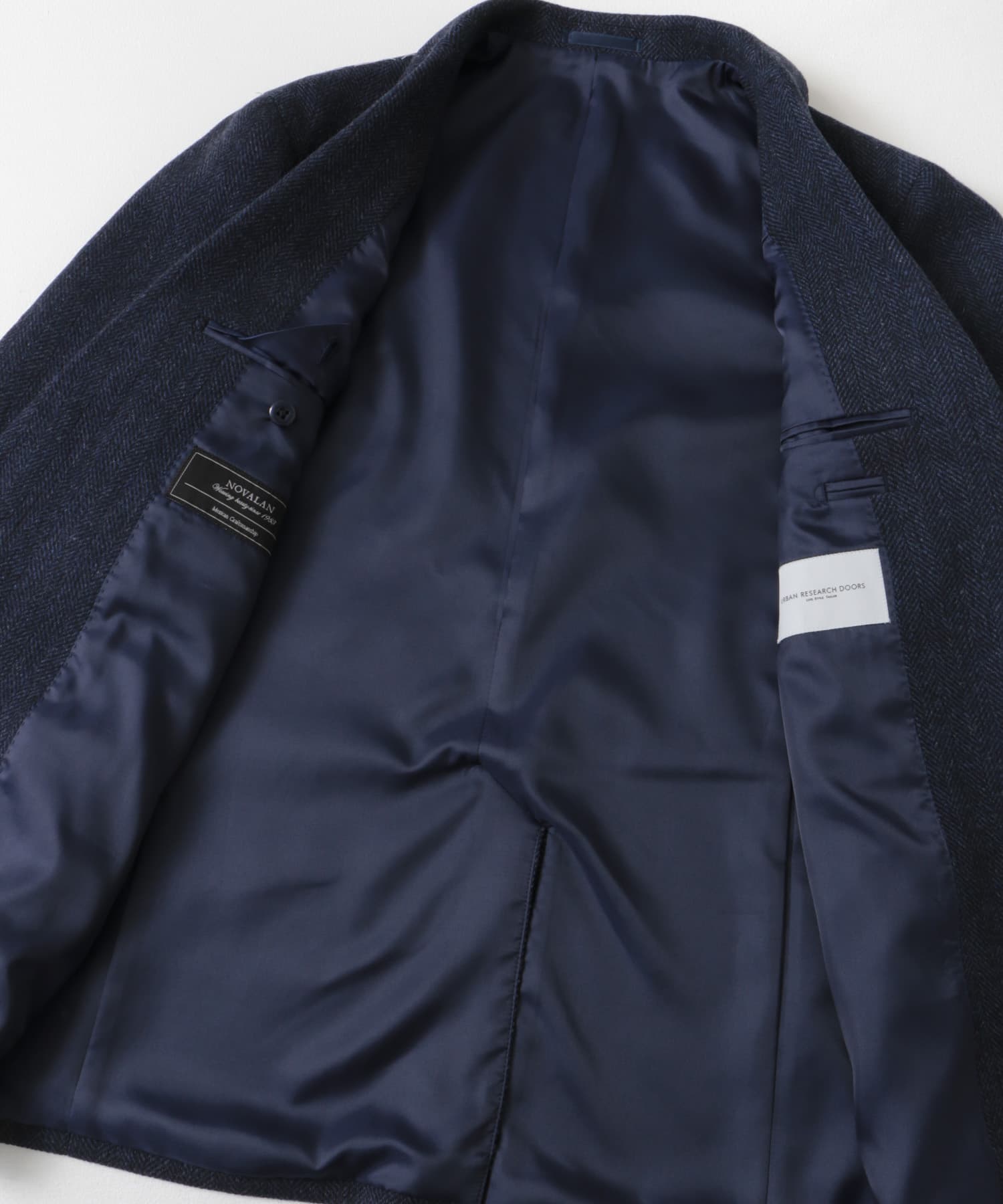 LIFE STYLE TAILOR　NOVALANツィードジャケット NAVY 44