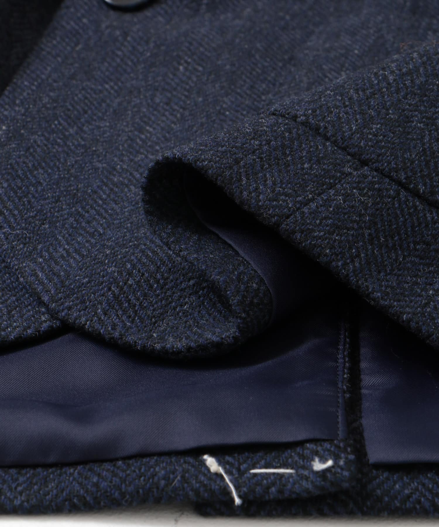 LIFE STYLE TAILOR　NOVALANツィードジャケット NAVY 44