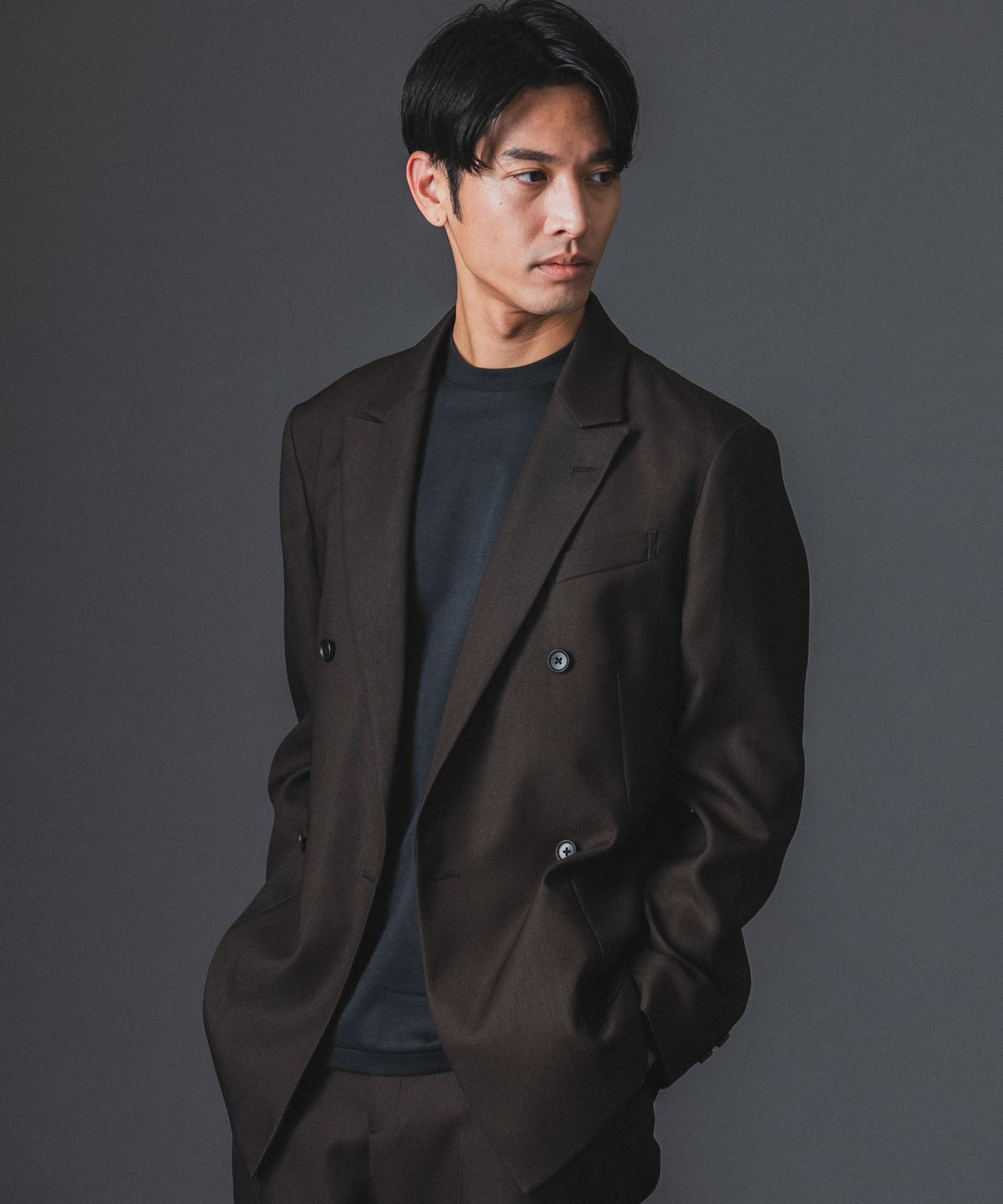 LIFE STYLE TAILOR　ウールライクツイルコンフォータブルW ジャケット