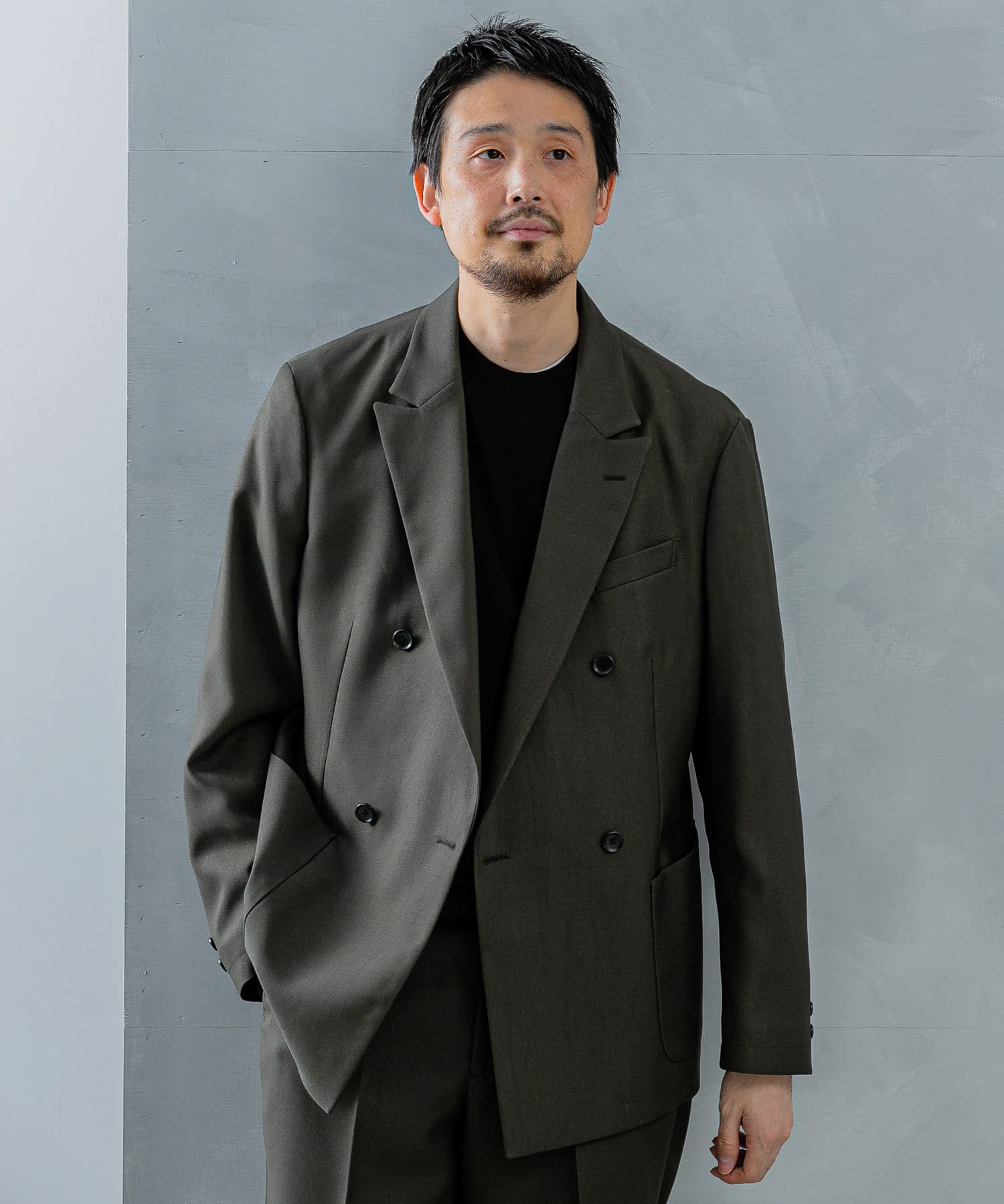 LIFE STYLE TAILOR　ウールライクツイルコンフォータブルW ジャケット