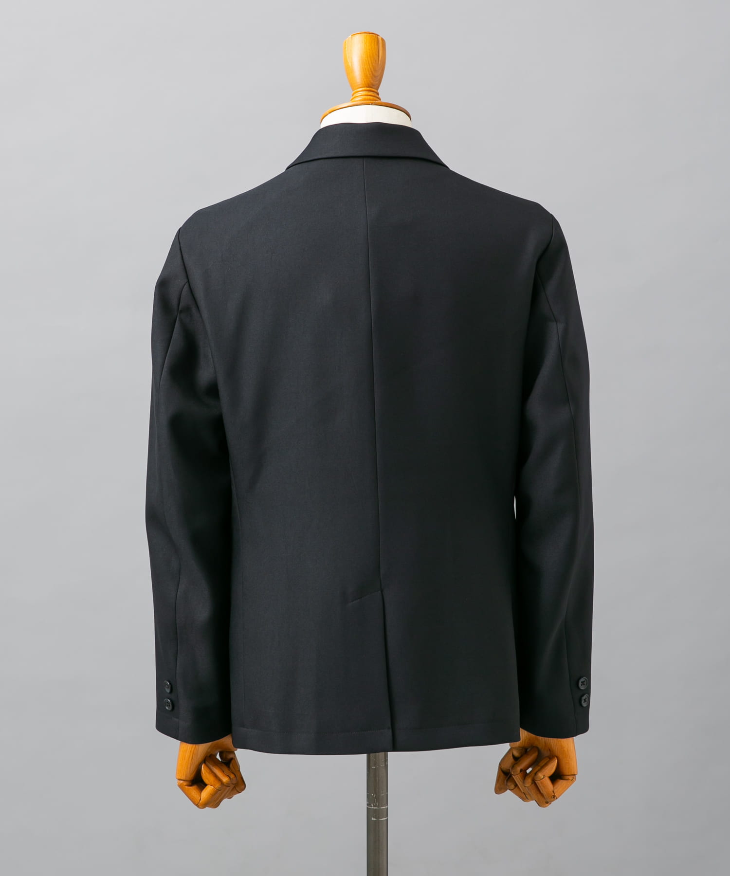 LIFE STYLE TAILOR　ウールライクツイルコンフォータブルW ジャケット NAVY M