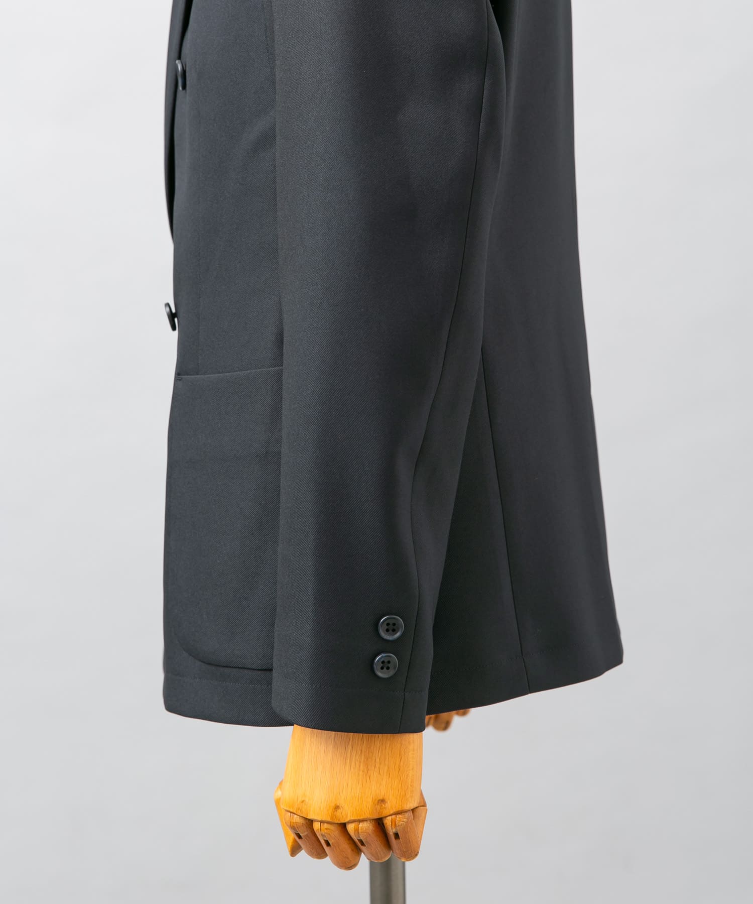 LIFE STYLE TAILOR　ウールライクツイルコンフォータブルW ジャケット NAVY M