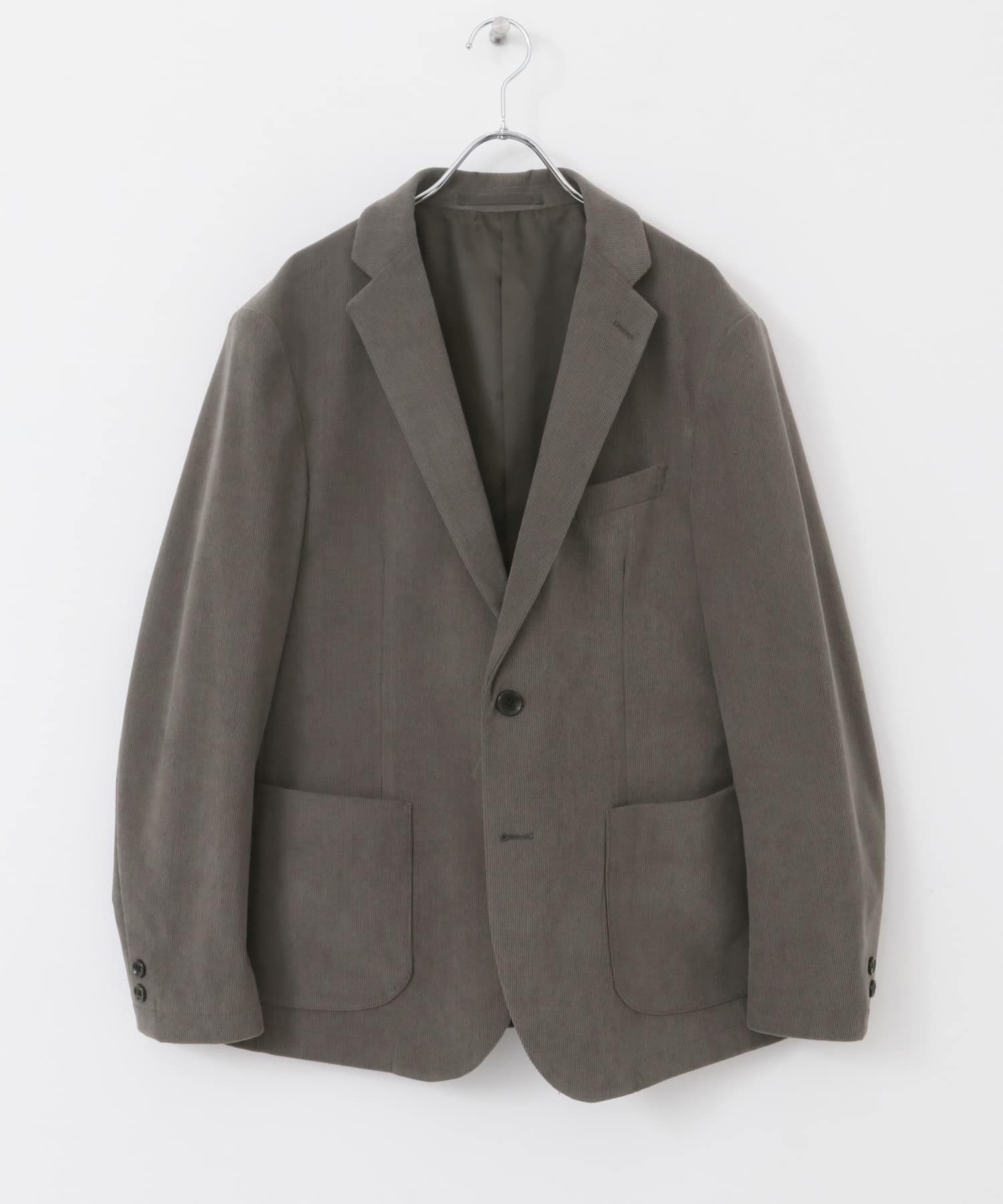 LIFE STYLE TAILOR　コーデュロイコンフォータブルジャケット MOCHA S
