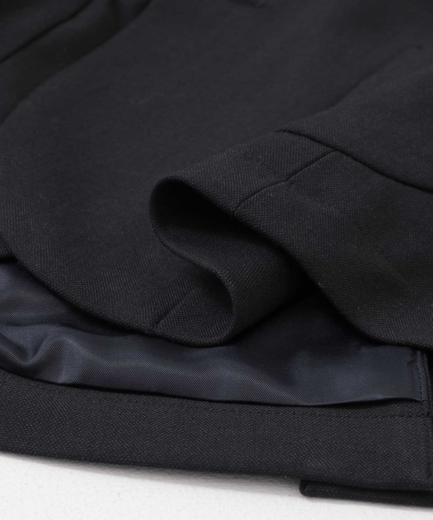 LIFE STYLE TAILOR　ウールライクストレッチコンフォータブルジャケット NAVY S